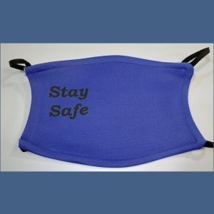 Facemask Stay Safe Blue