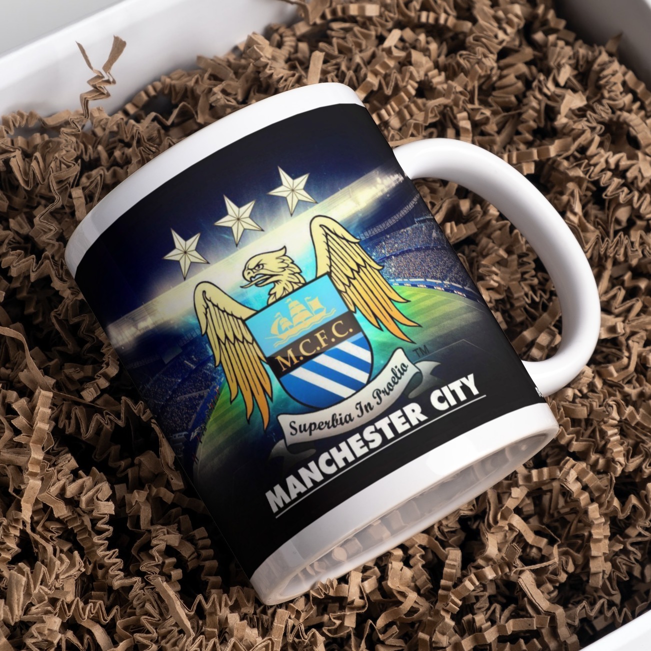 Alternative view of Manchester City Old Logo Mug