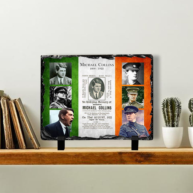 Alternative view of Michael Collins Mass Card Slate Tile #02