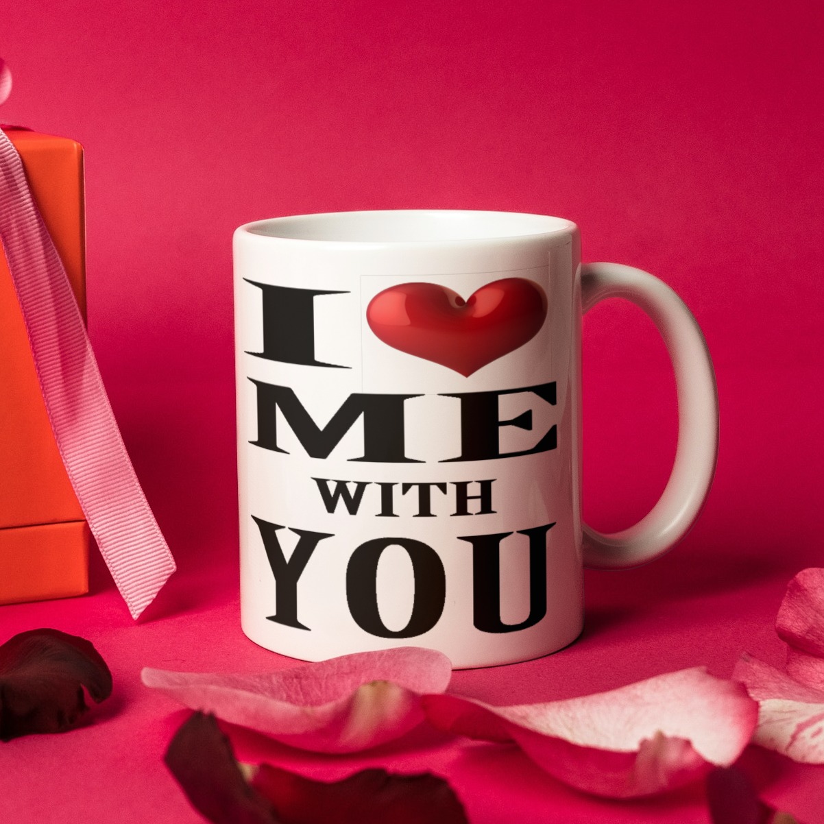 Alternative view of I Love me with you Mug