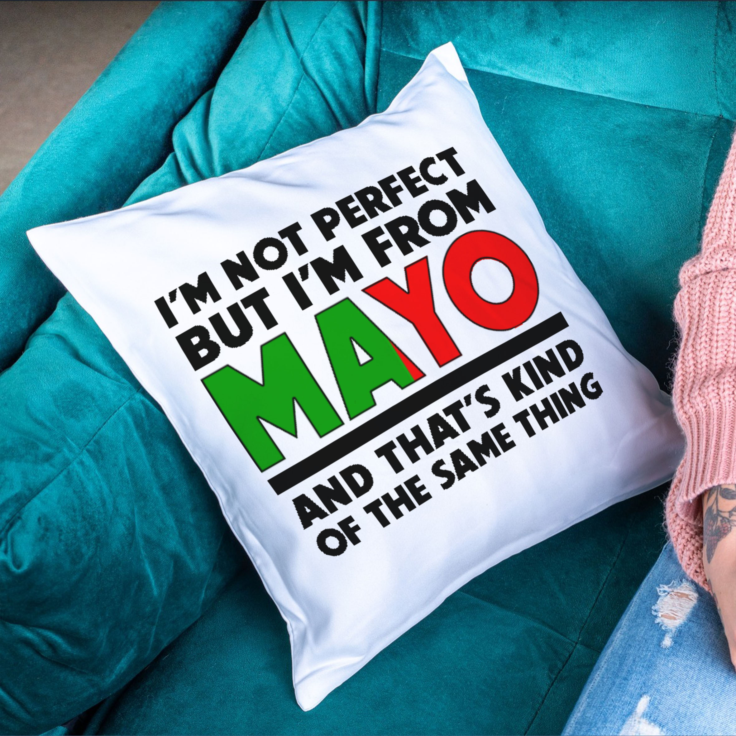 I’m not perfect, I’m from “Any County” Cushion