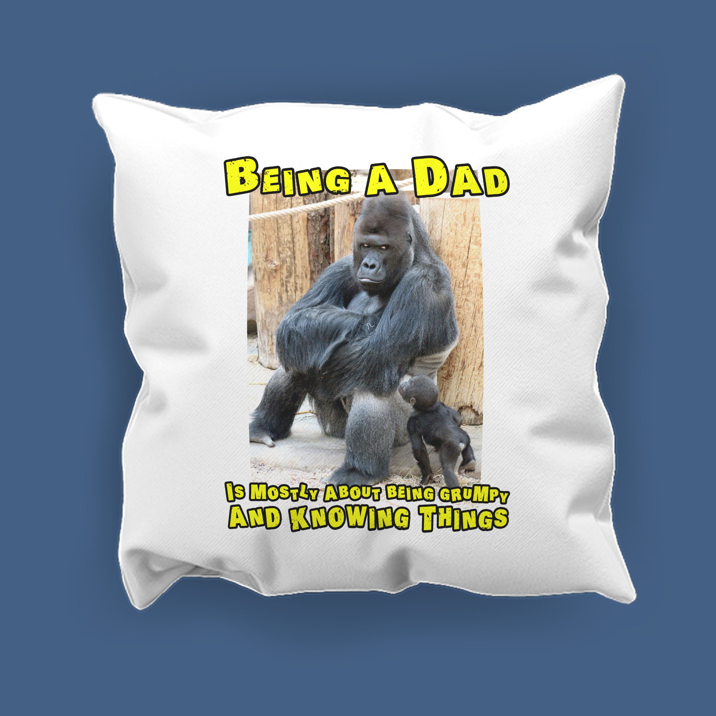 Being a Dad Gorilla Cushion