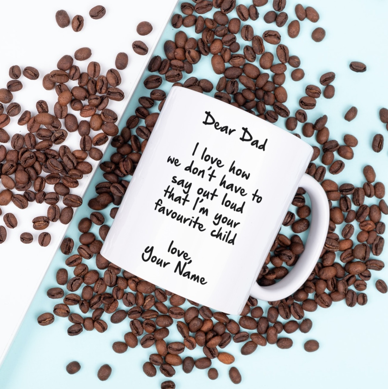 Alternative view of Dear Dad Mug