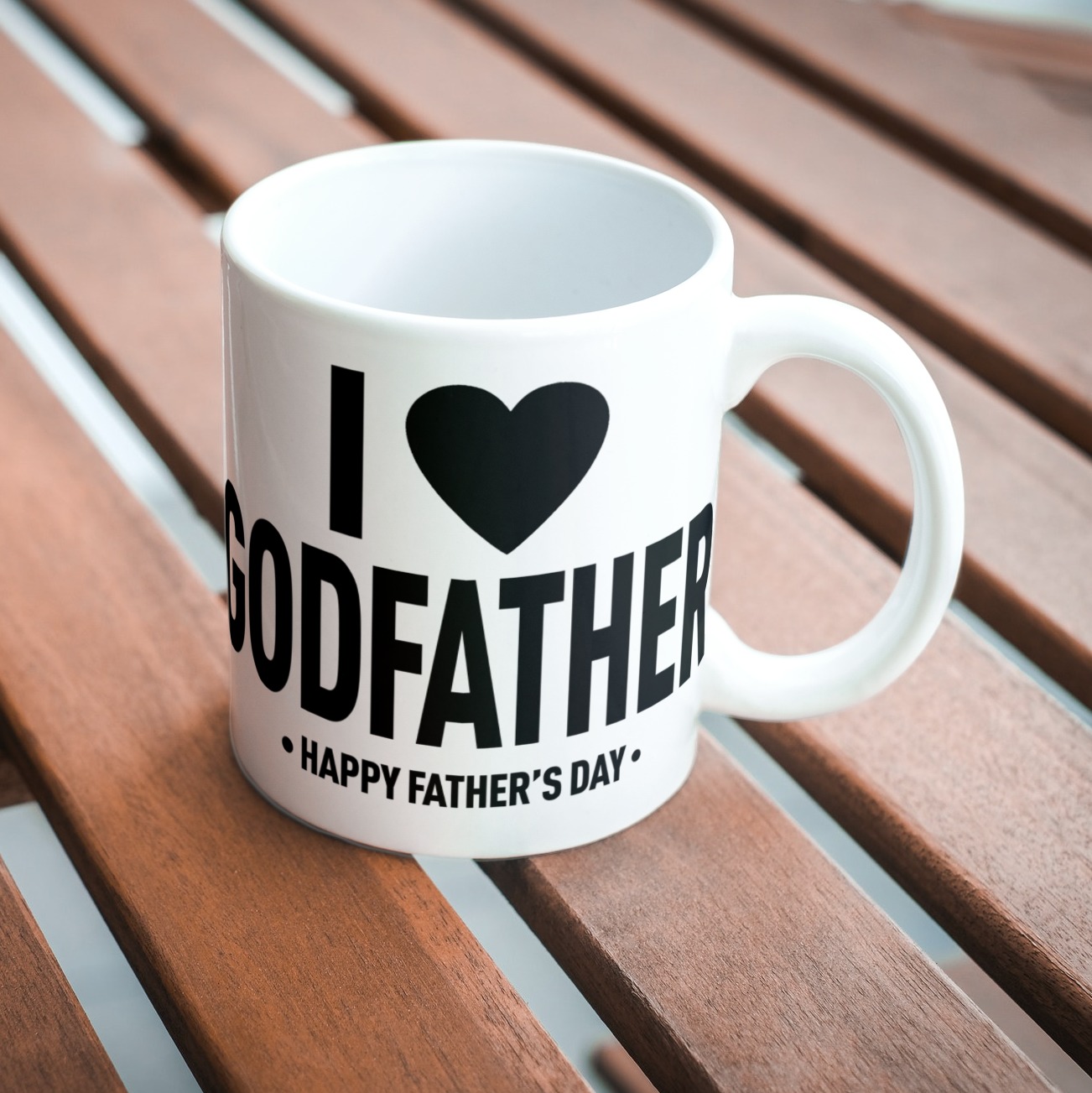 Alternative view of I Love Godfather Mug