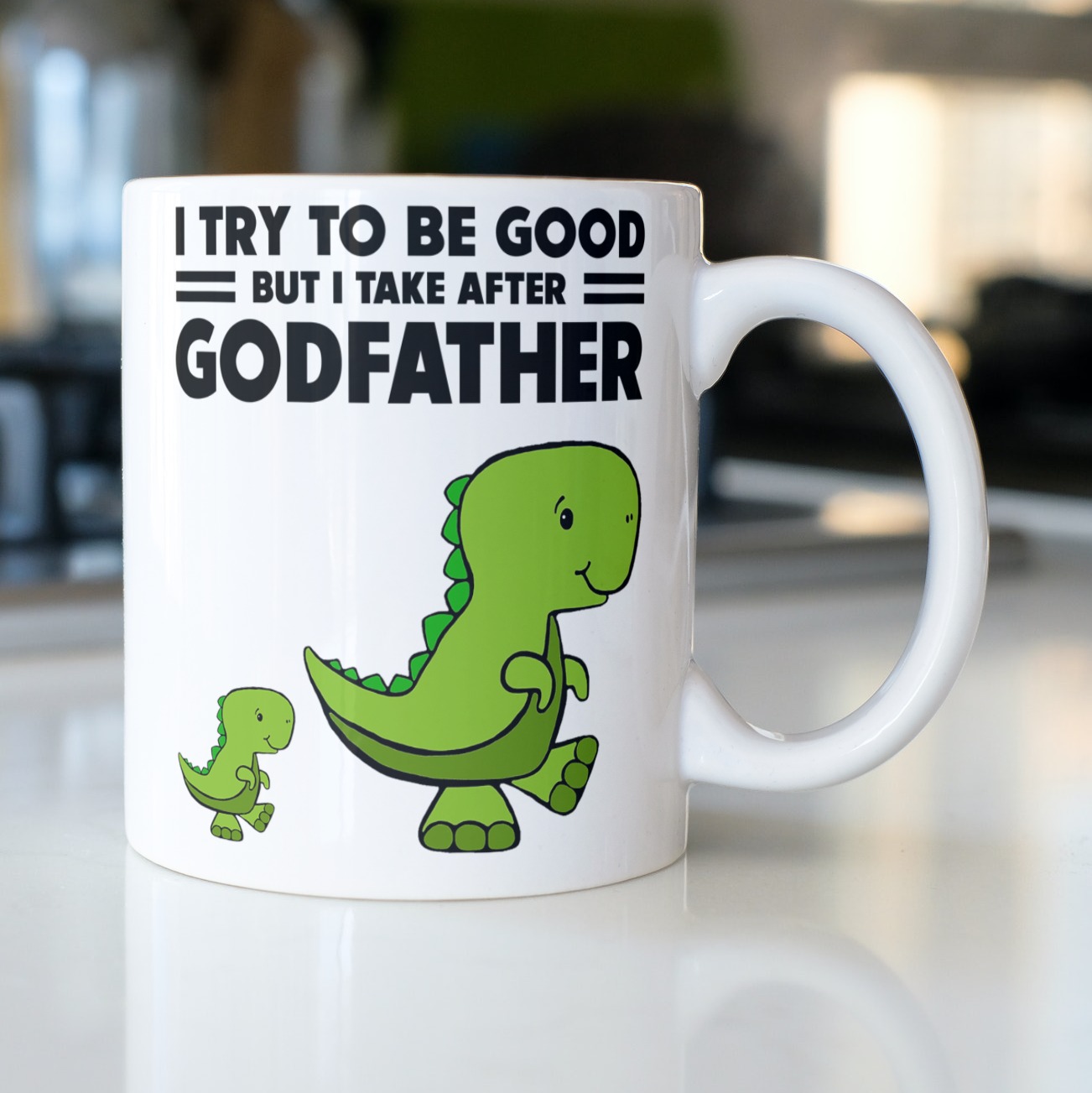 Alternative view of I try to be good but I take after Godfather Mug