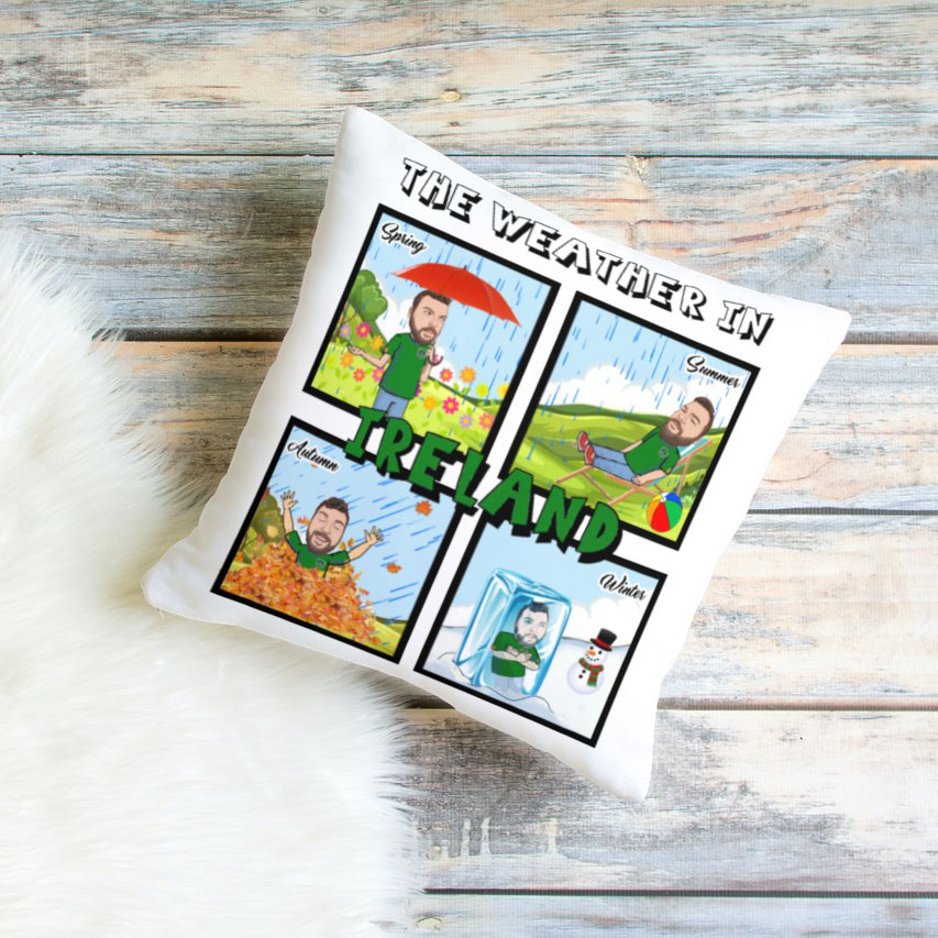 The Weather In Ireland Cushion