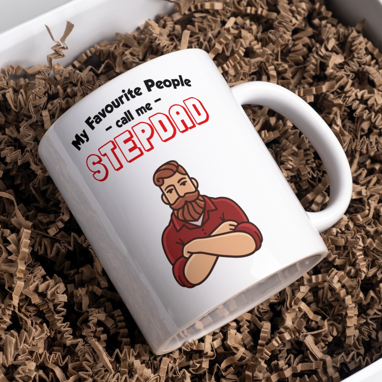 Alternative view of My favourite people call me Stepdad Mug