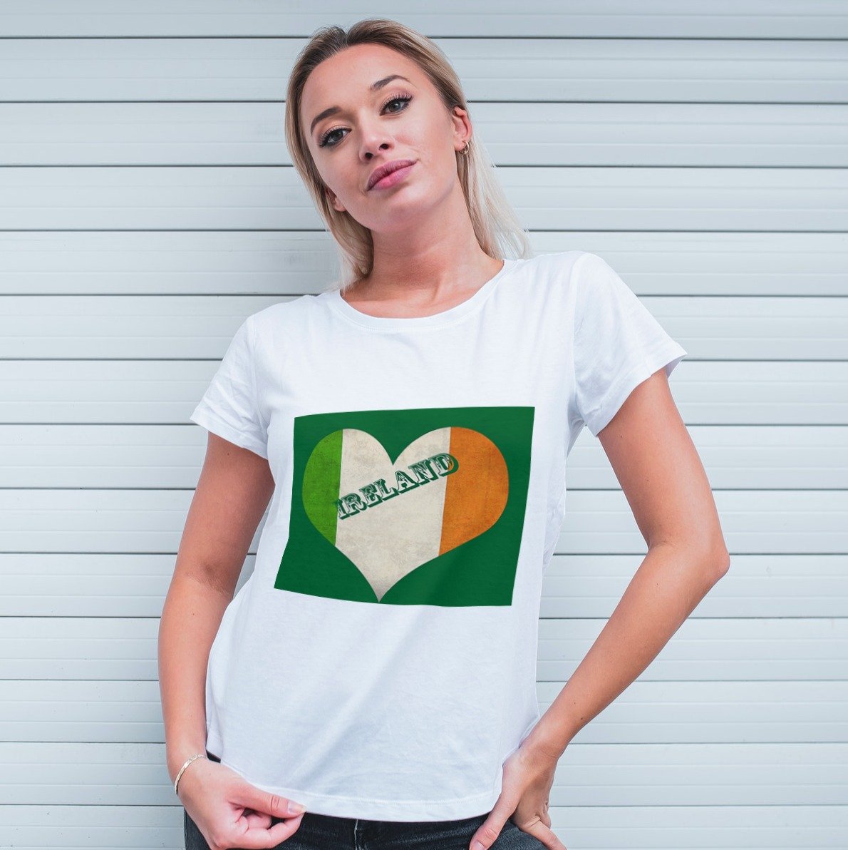 Ireland Heart Flag T-Shirt