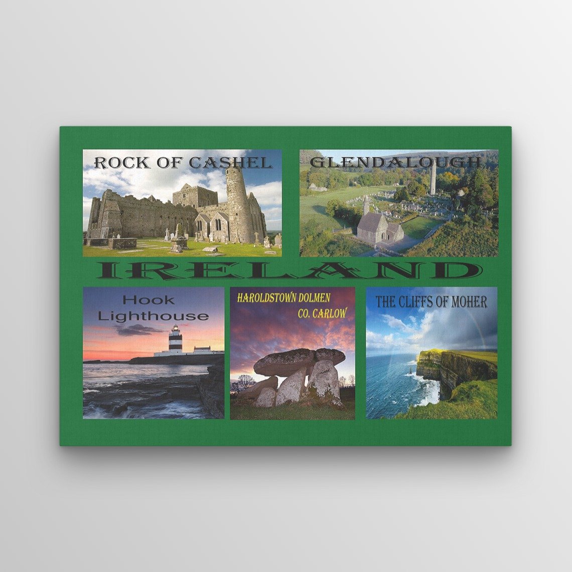 Wall Decor - Ireland Multi Picture Green