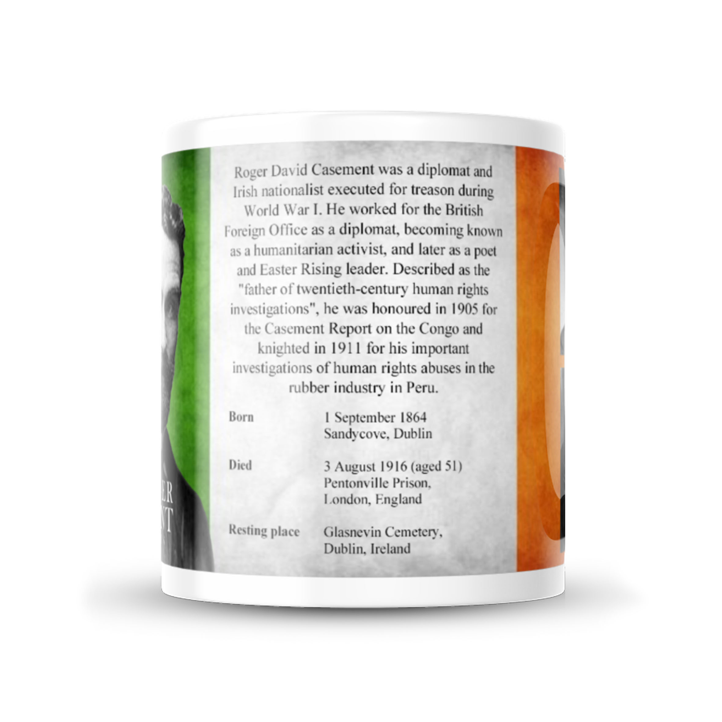 Alternative view of Roger Casement Info Mug #1