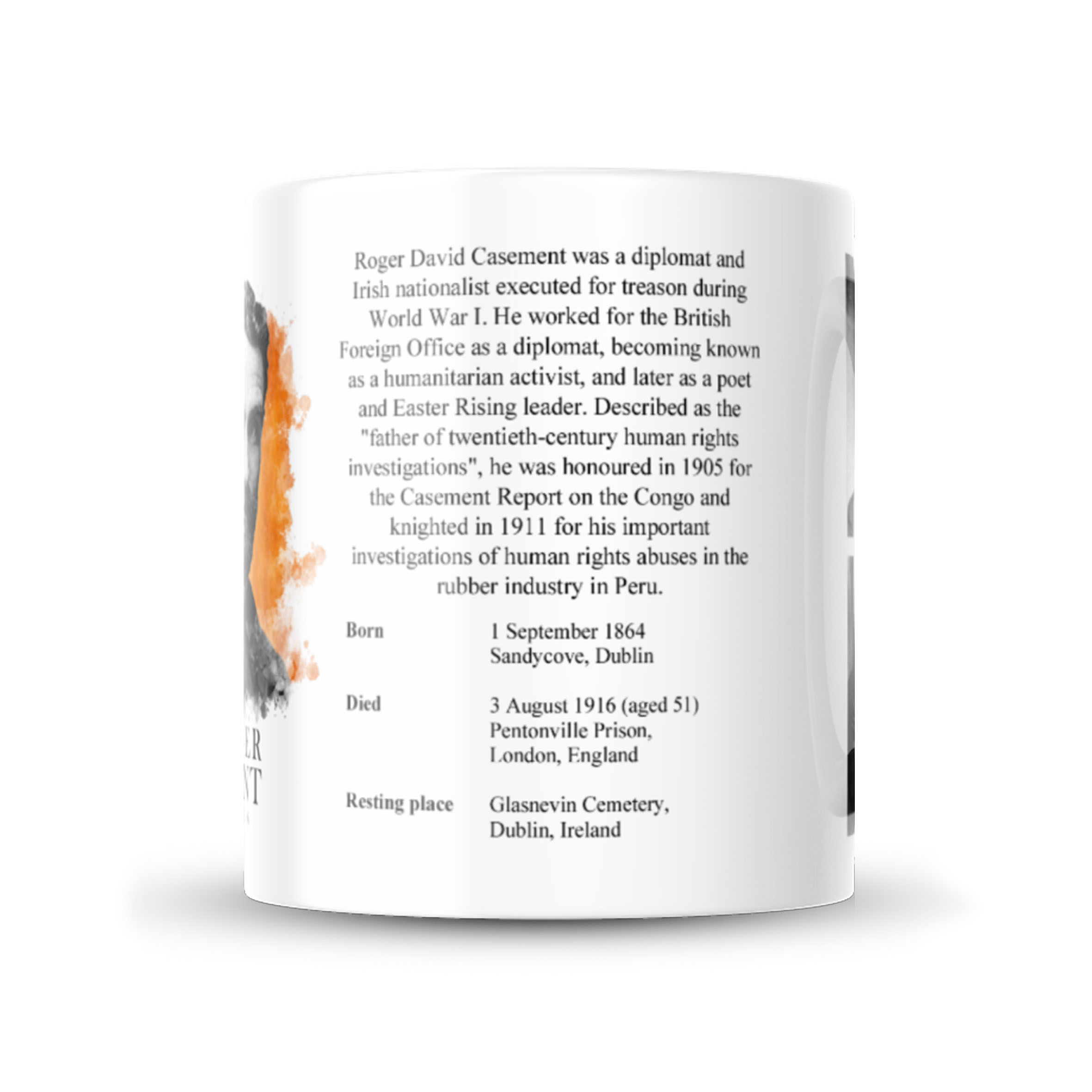 Alternative view of Roger Casement Info Mug #2
