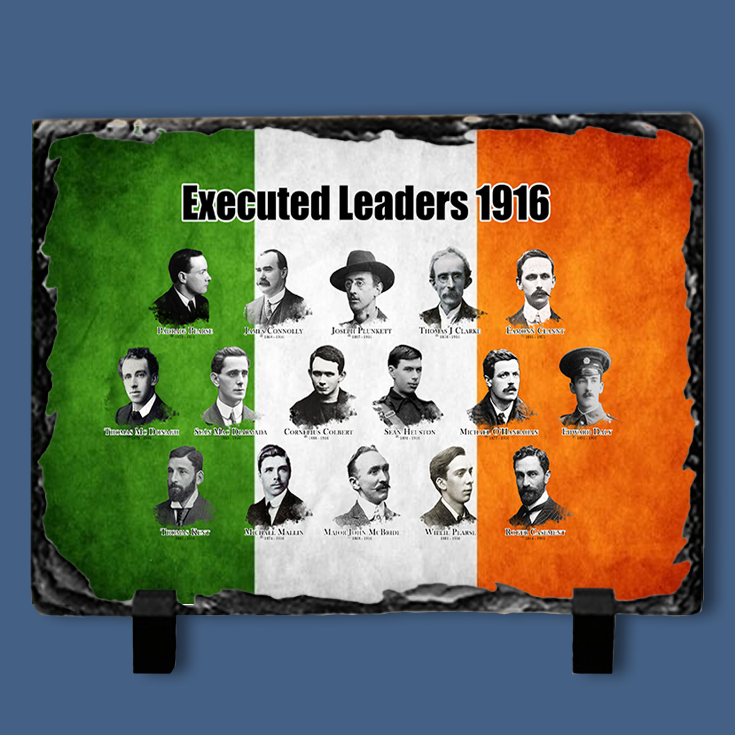 Executed Leaders 1916 Slate Tile #4