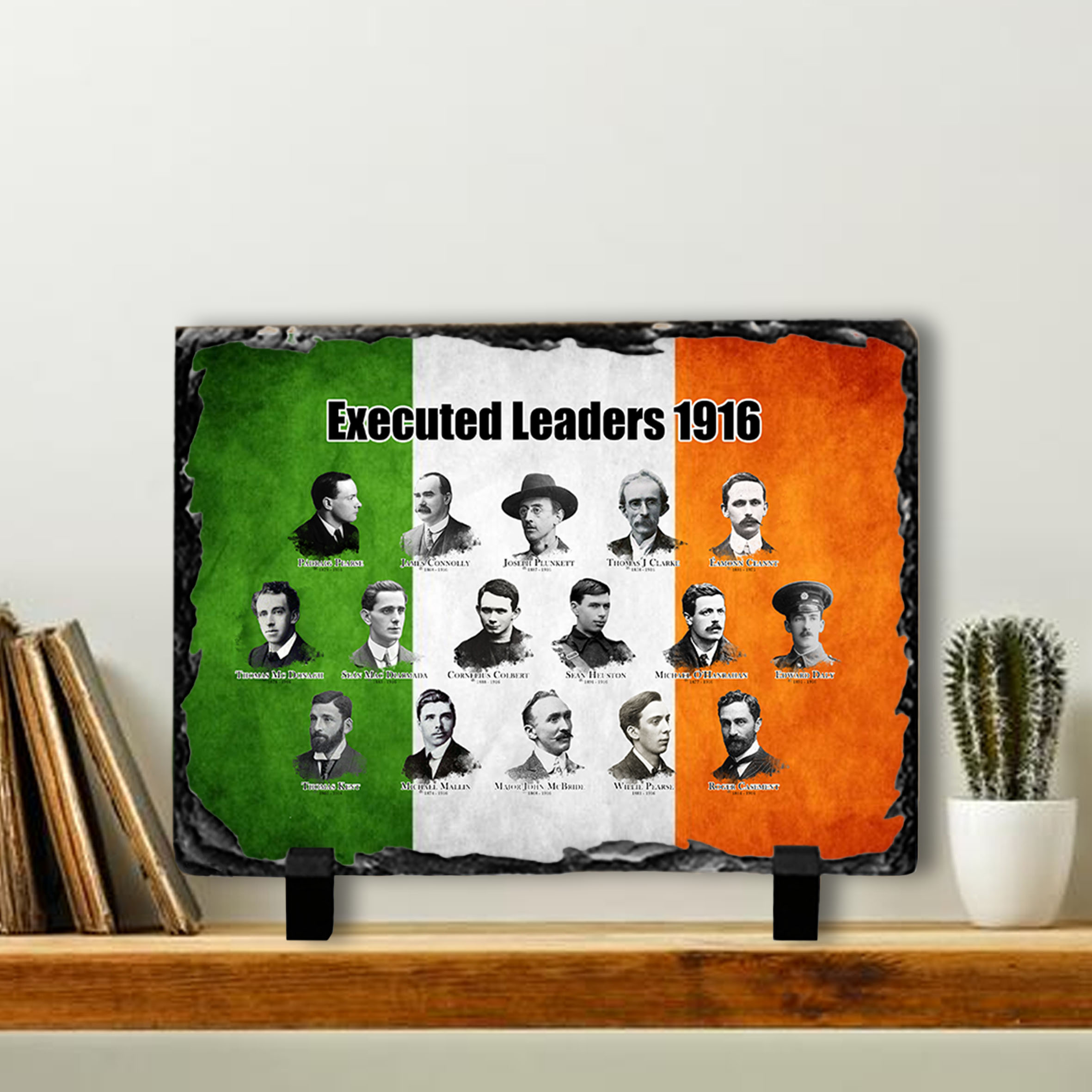 Alternative view of Executed Leaders 1916 Slate Tile #4