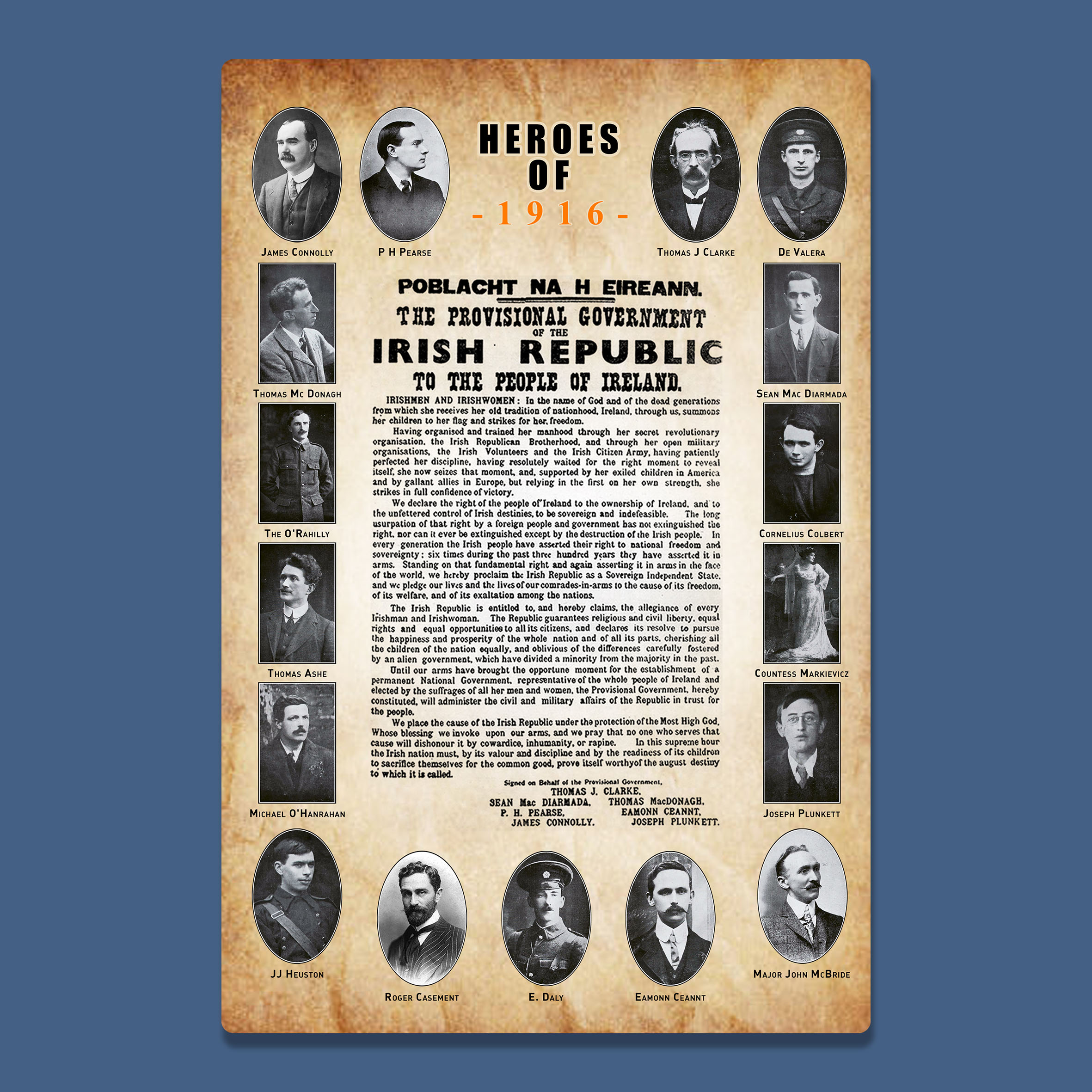 Heroes of 1916 Wall Decor #1