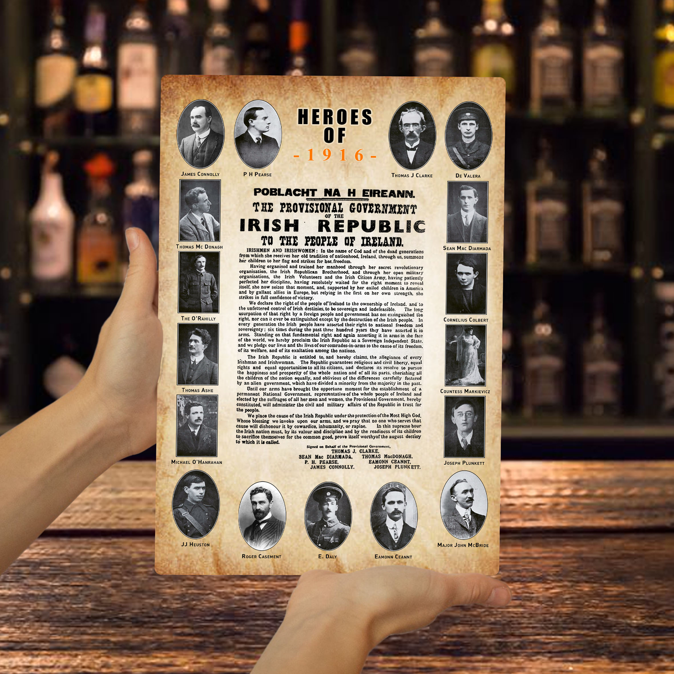 Alternative view of Heroes of 1916 Wall Decor #1