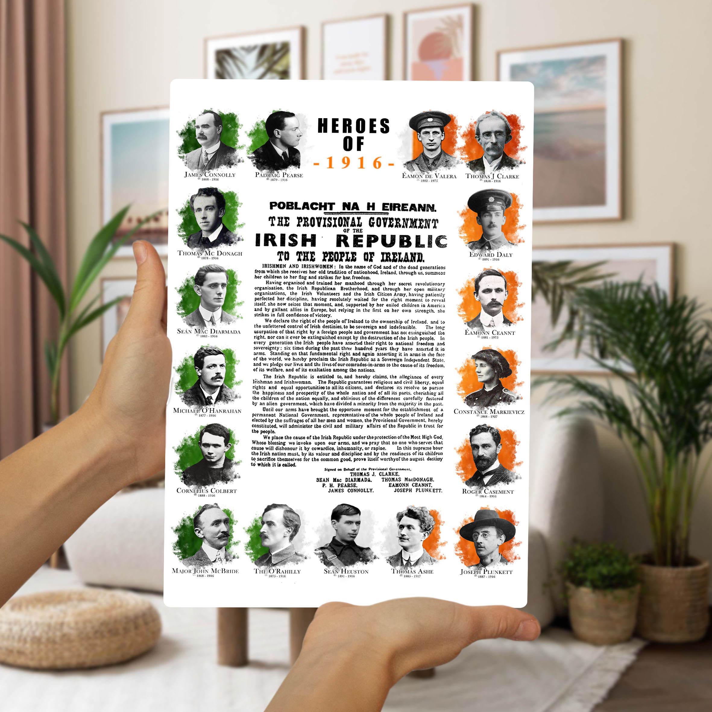 Alternative view of Heroes of 1916 Wall Decor #6