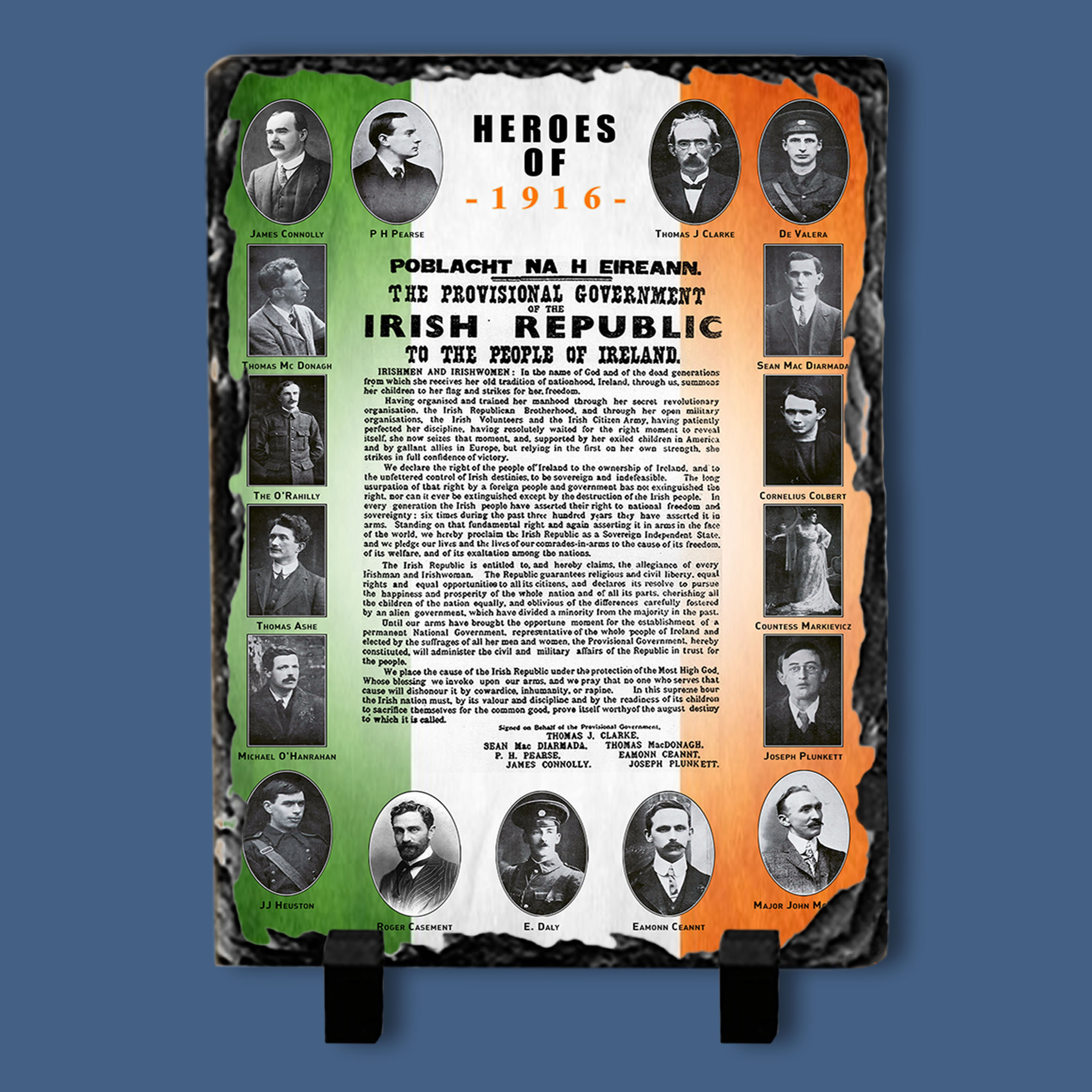 Heroes of 1916 Slate Tile #2