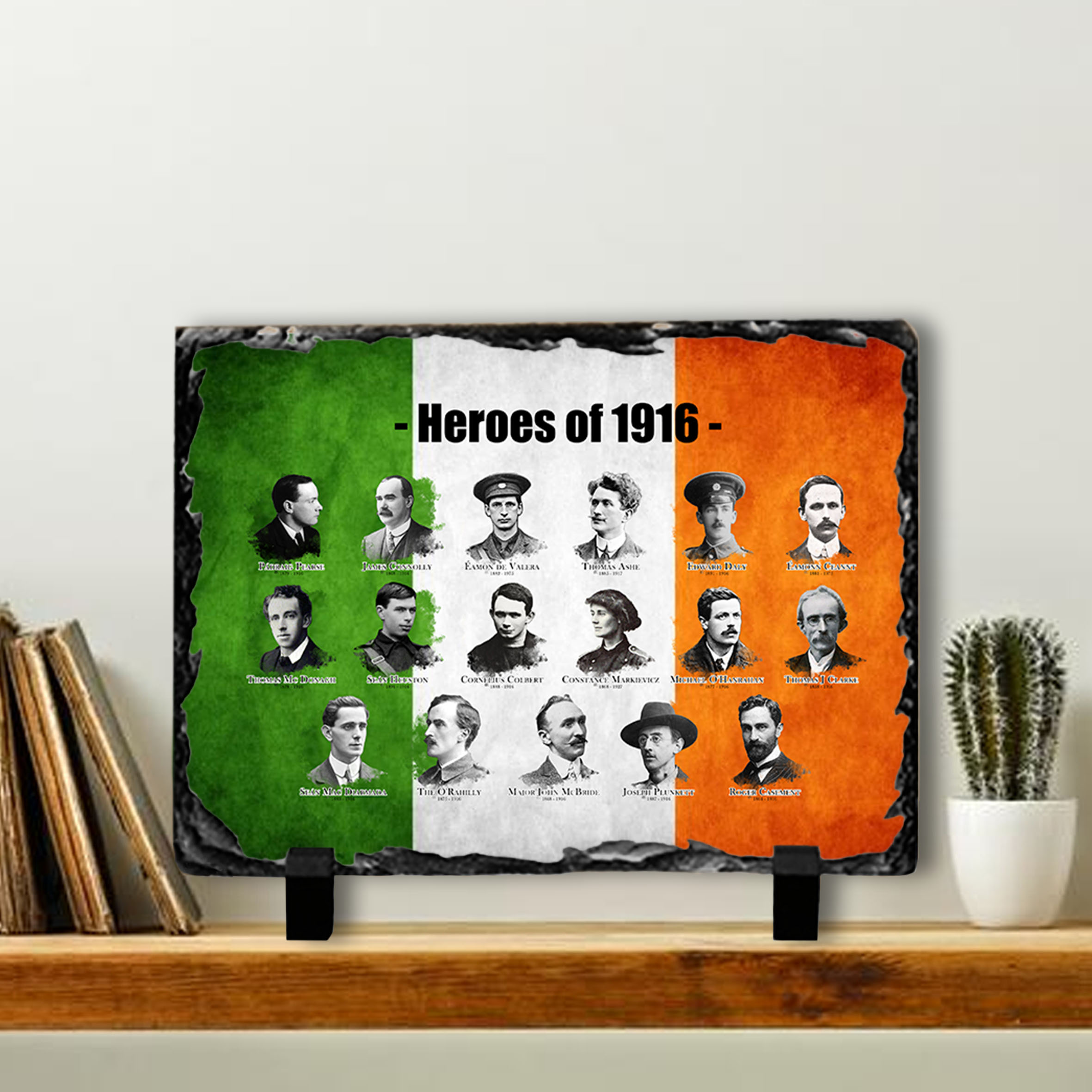 Alternative view of Heroes of 1916 Slate Tile #4