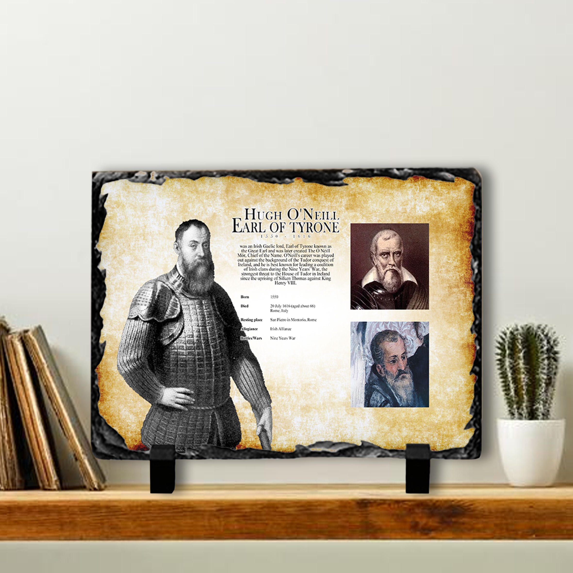 Alternative view of Hugh O'Neill Slate Tile