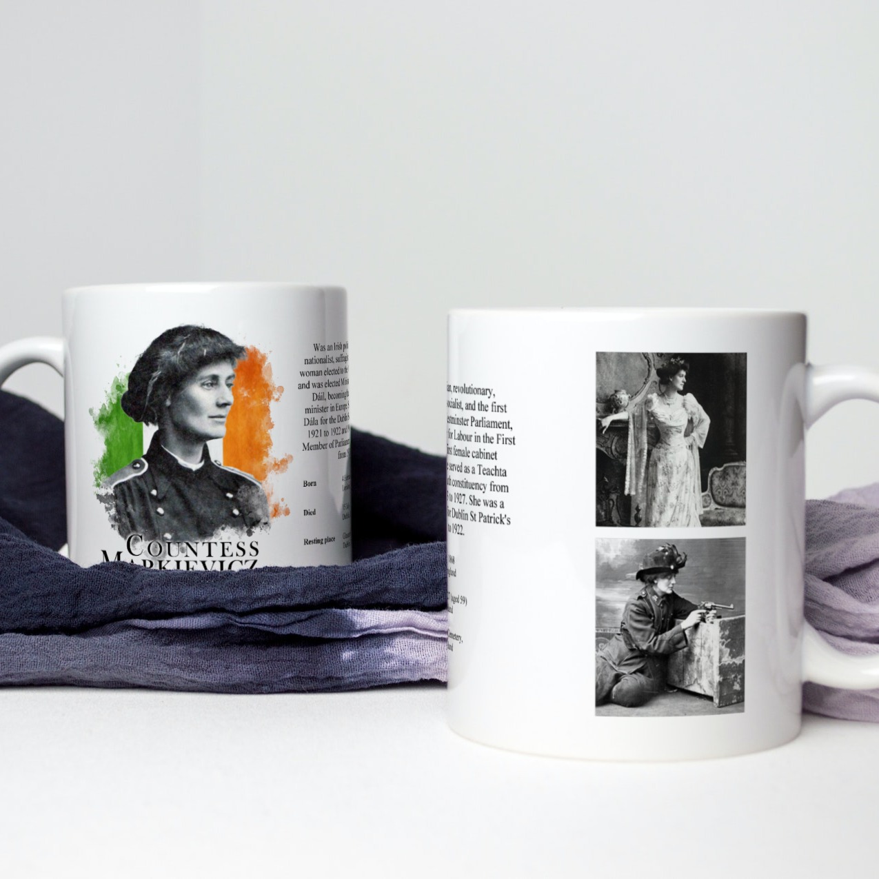 Countess Markievicz Info Mug #2