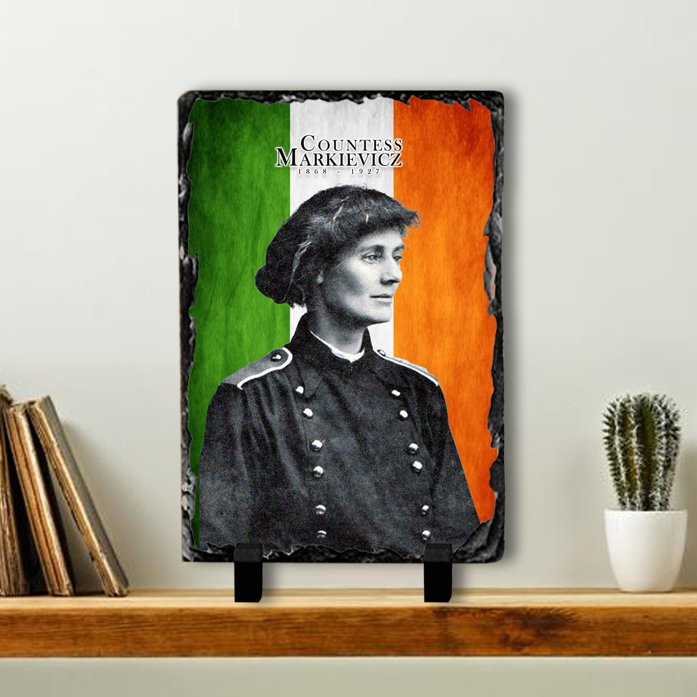 Countess Markievicz Slate Tile