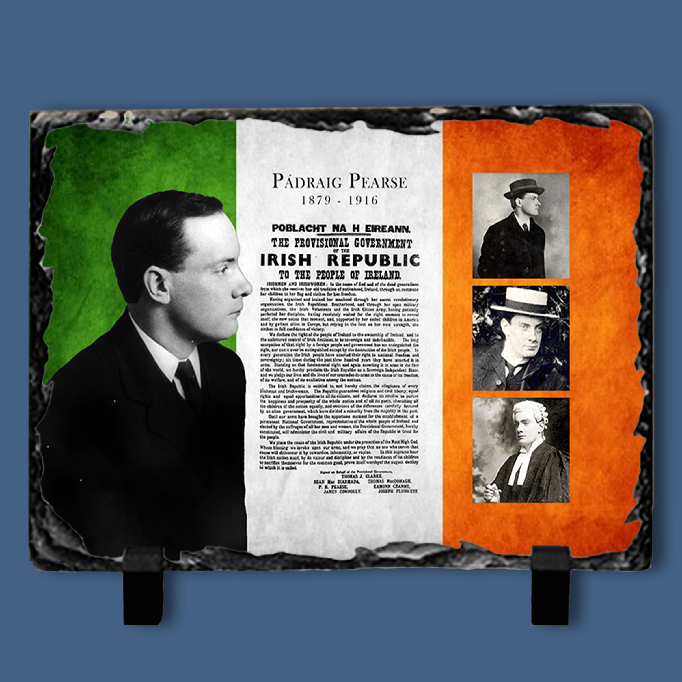 Padraig Pearse Proclamation Slate Tile