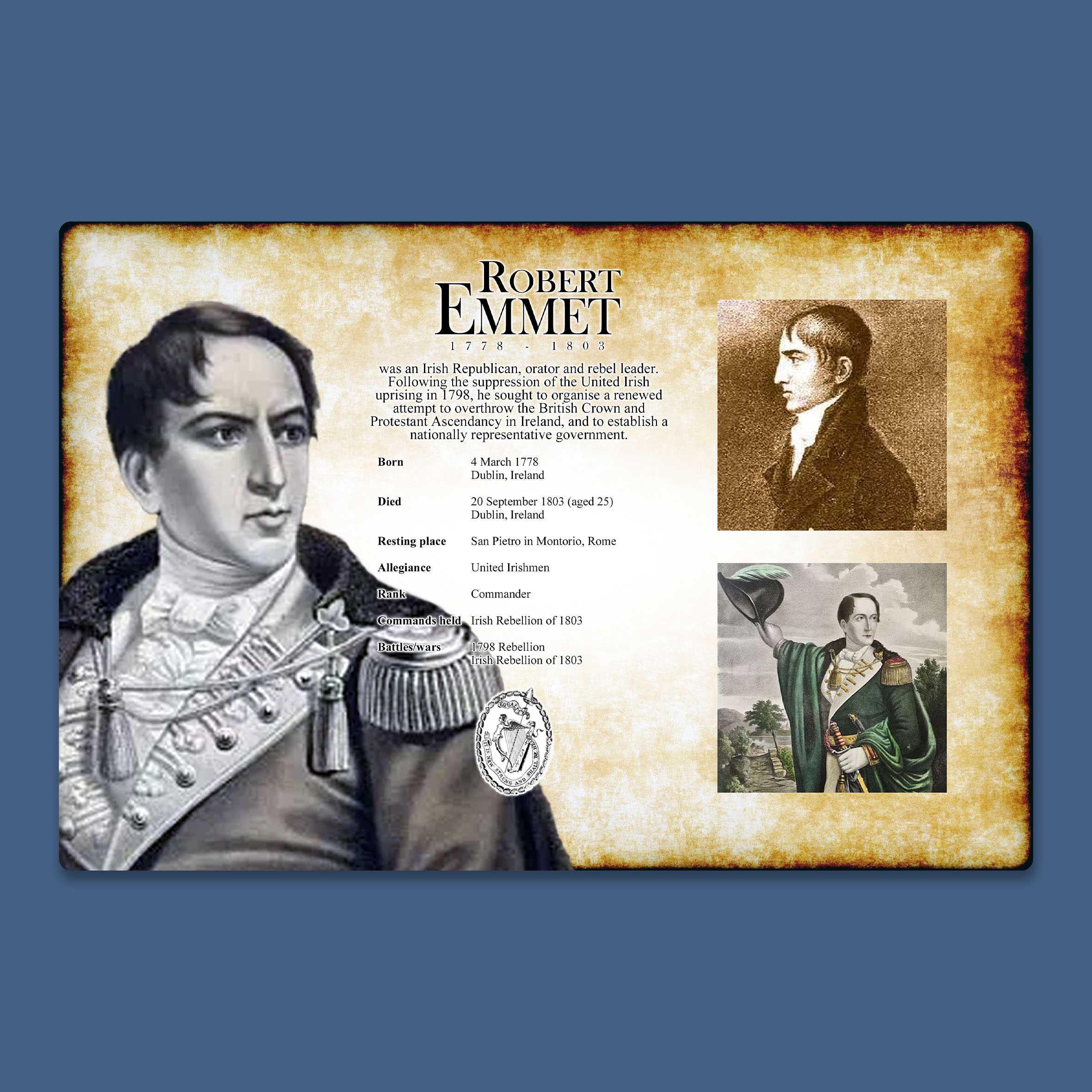 Robert Emmett Wall Decor