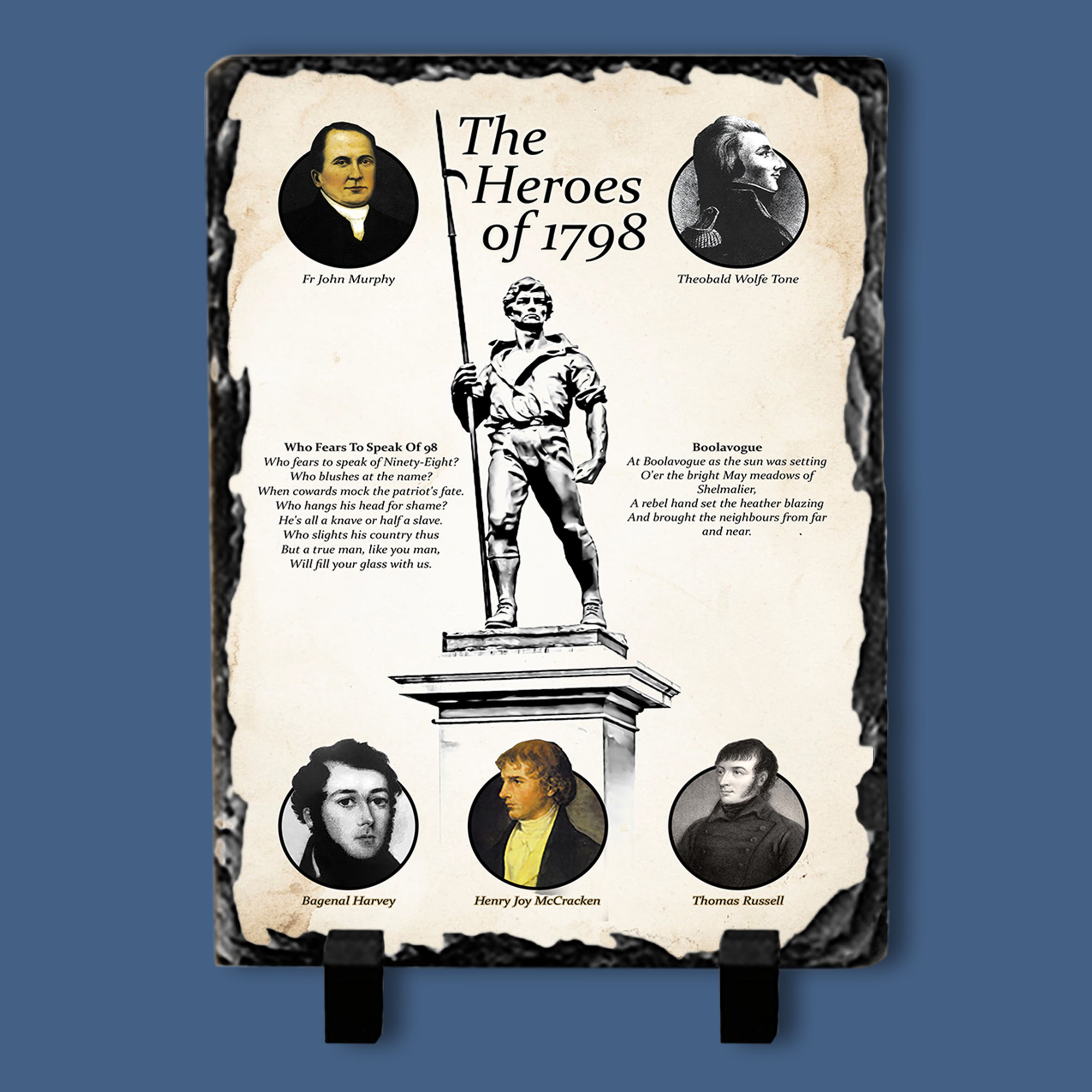 Heroes of 1798 Slate Tile