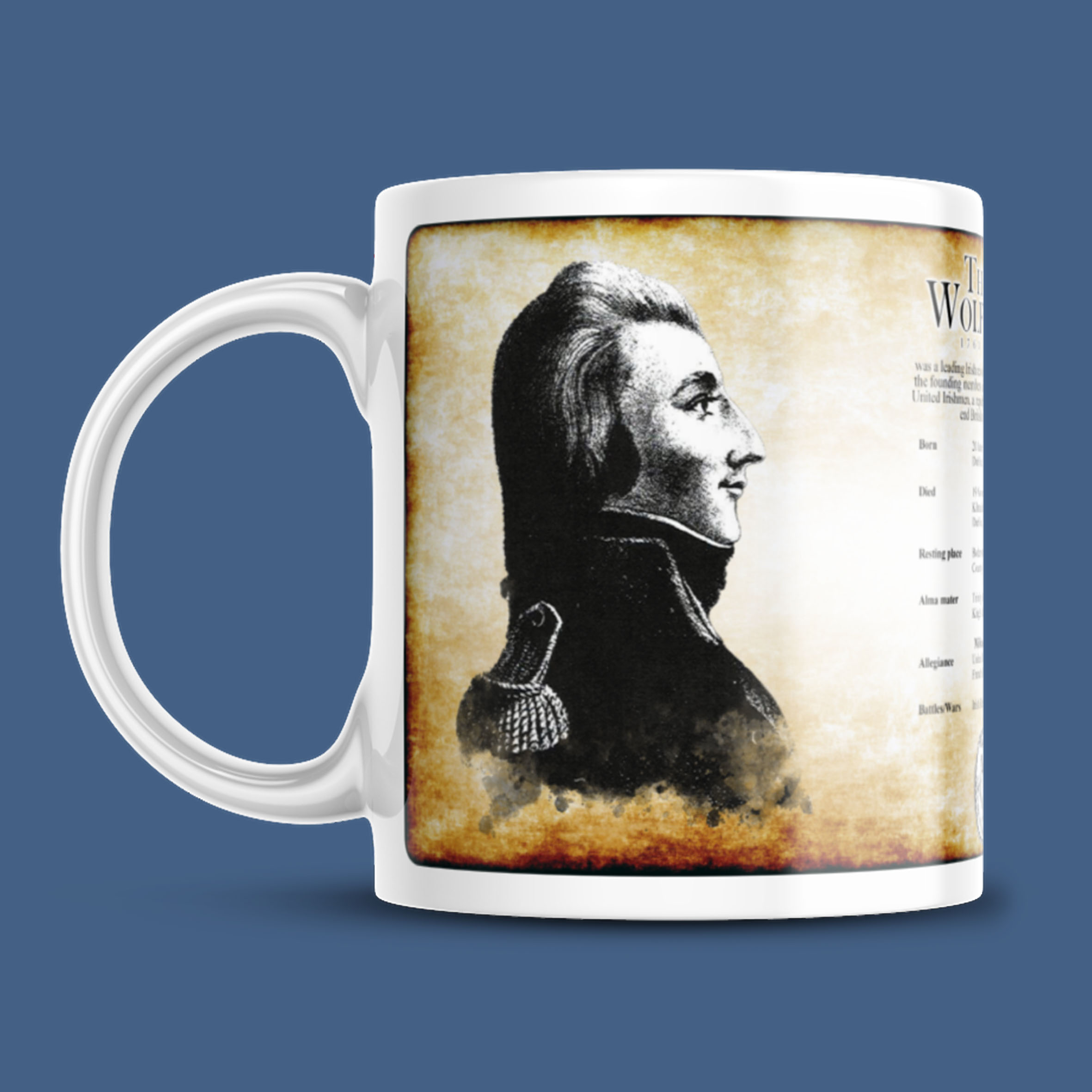 Wolfe Tone Old Mug
