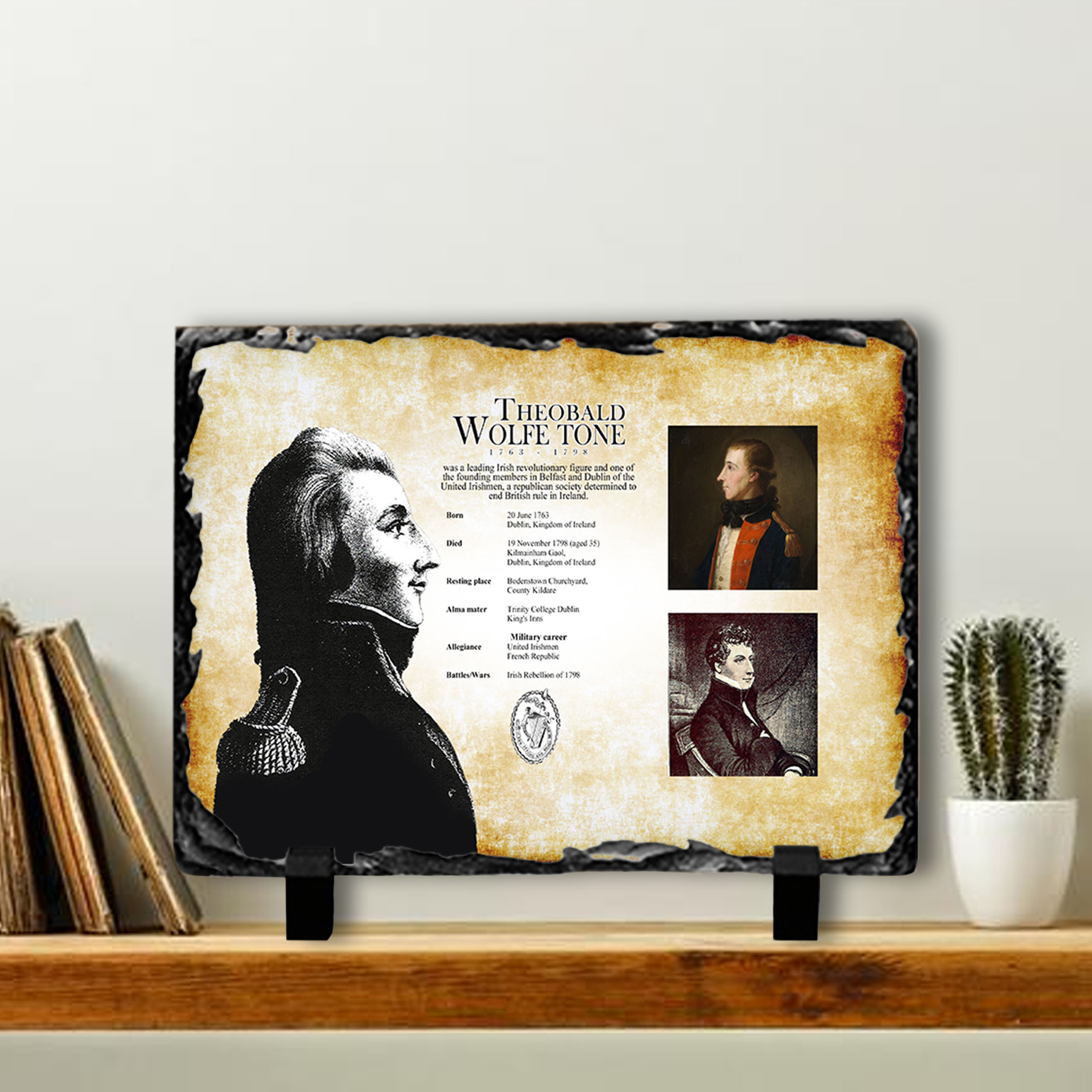 Alternative view of Wolfe Tone Slate Tile