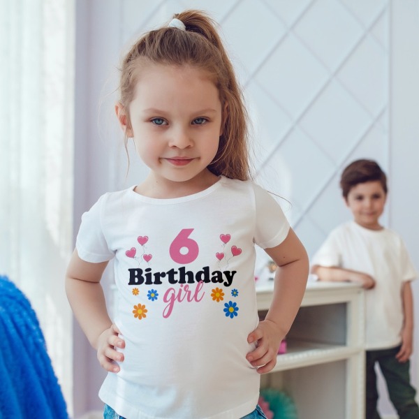 Birthday Girl T-Shirt - Cute Graphic Tee For Women & Kids - The Shed - Multiple Colors
