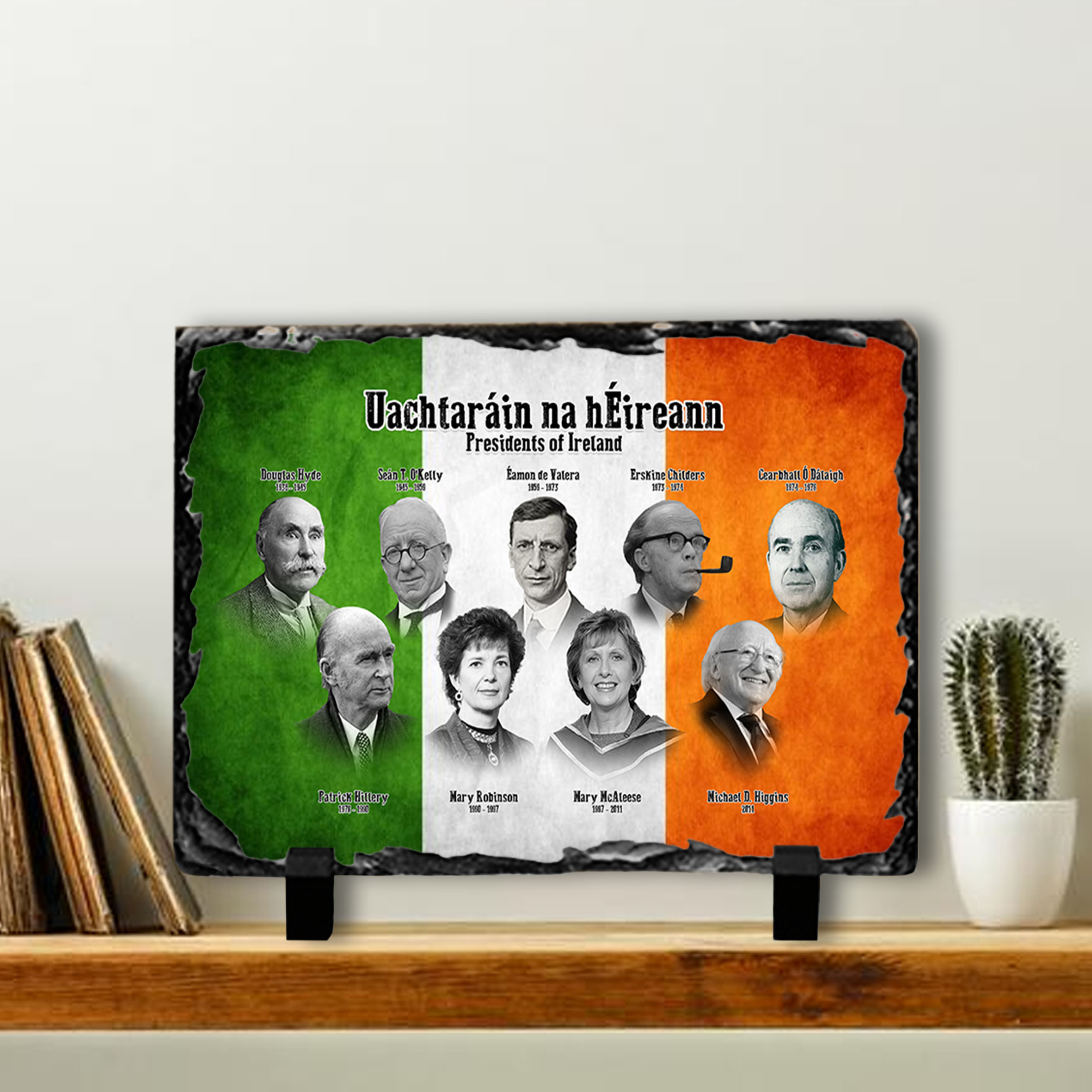 Presidents of Ireland Slate Tile