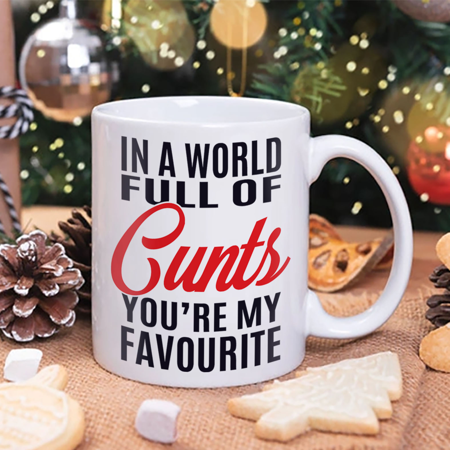 World full of C**ts Mug