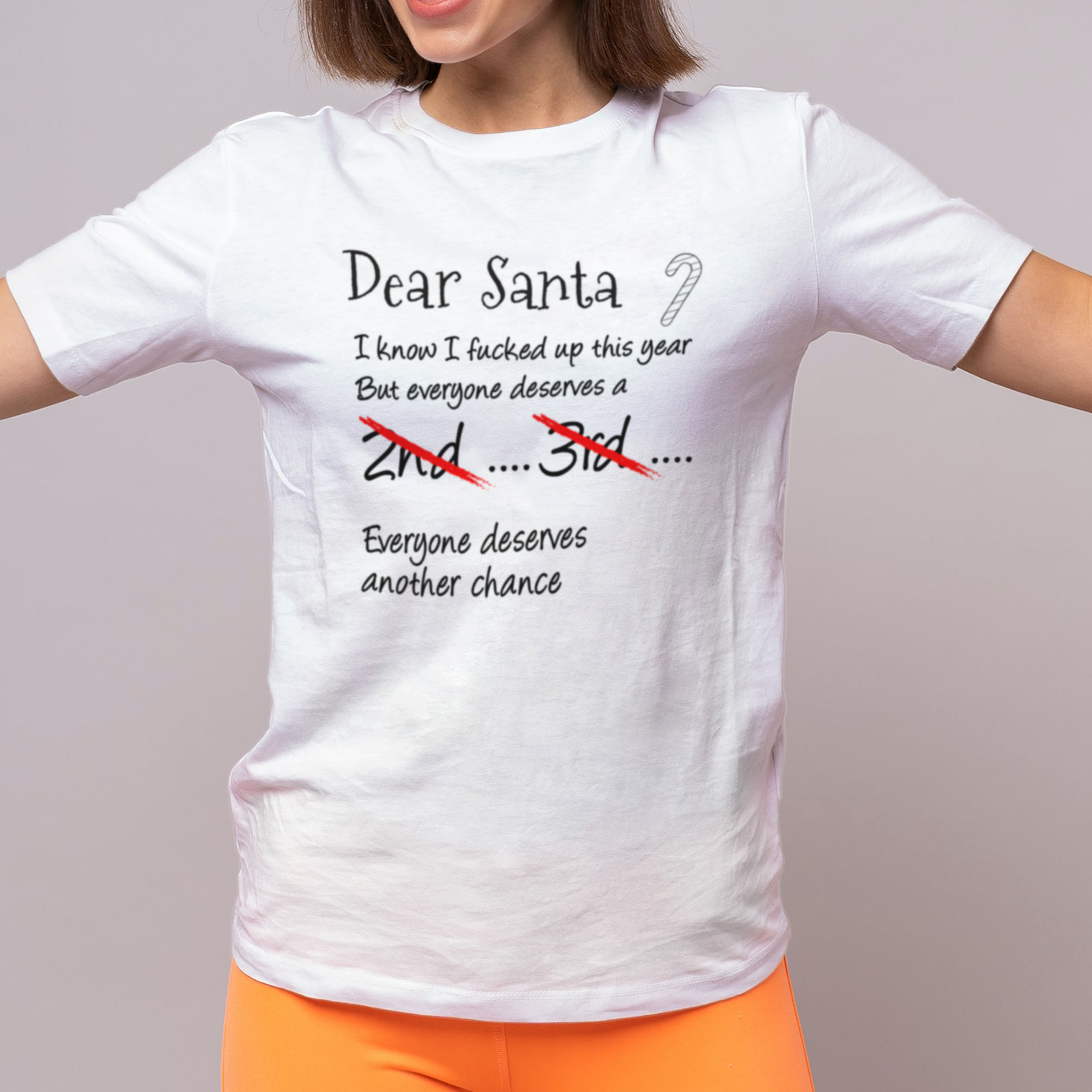 Alternative view of Dear Santa T-Shirt