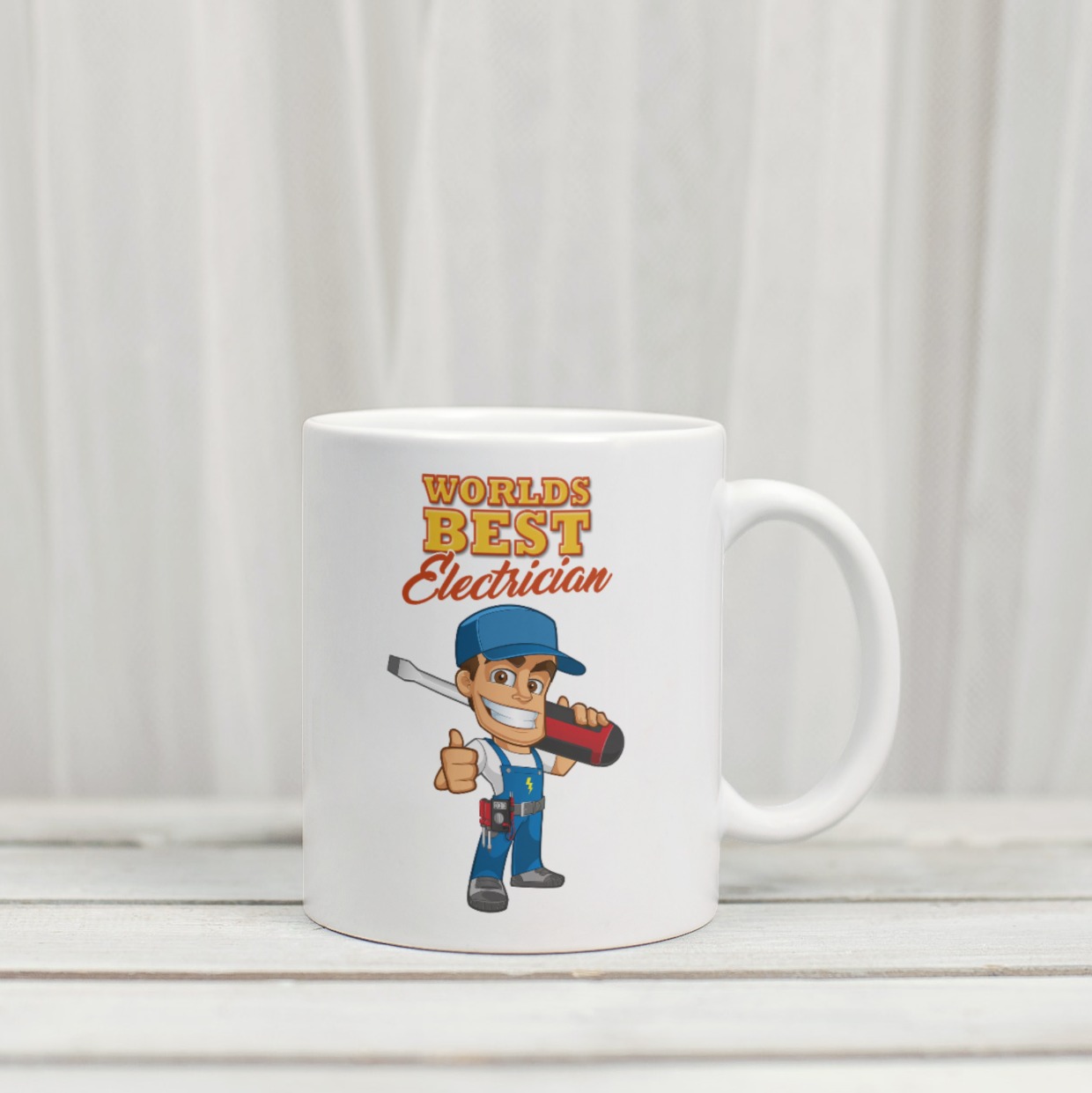 Worlds Best Electrician Mug #2