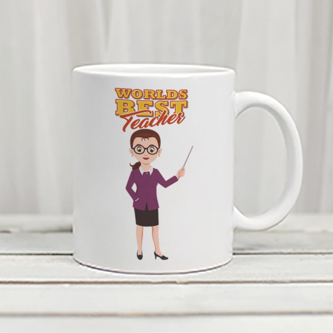 Worlds Best Teacher Female Mug