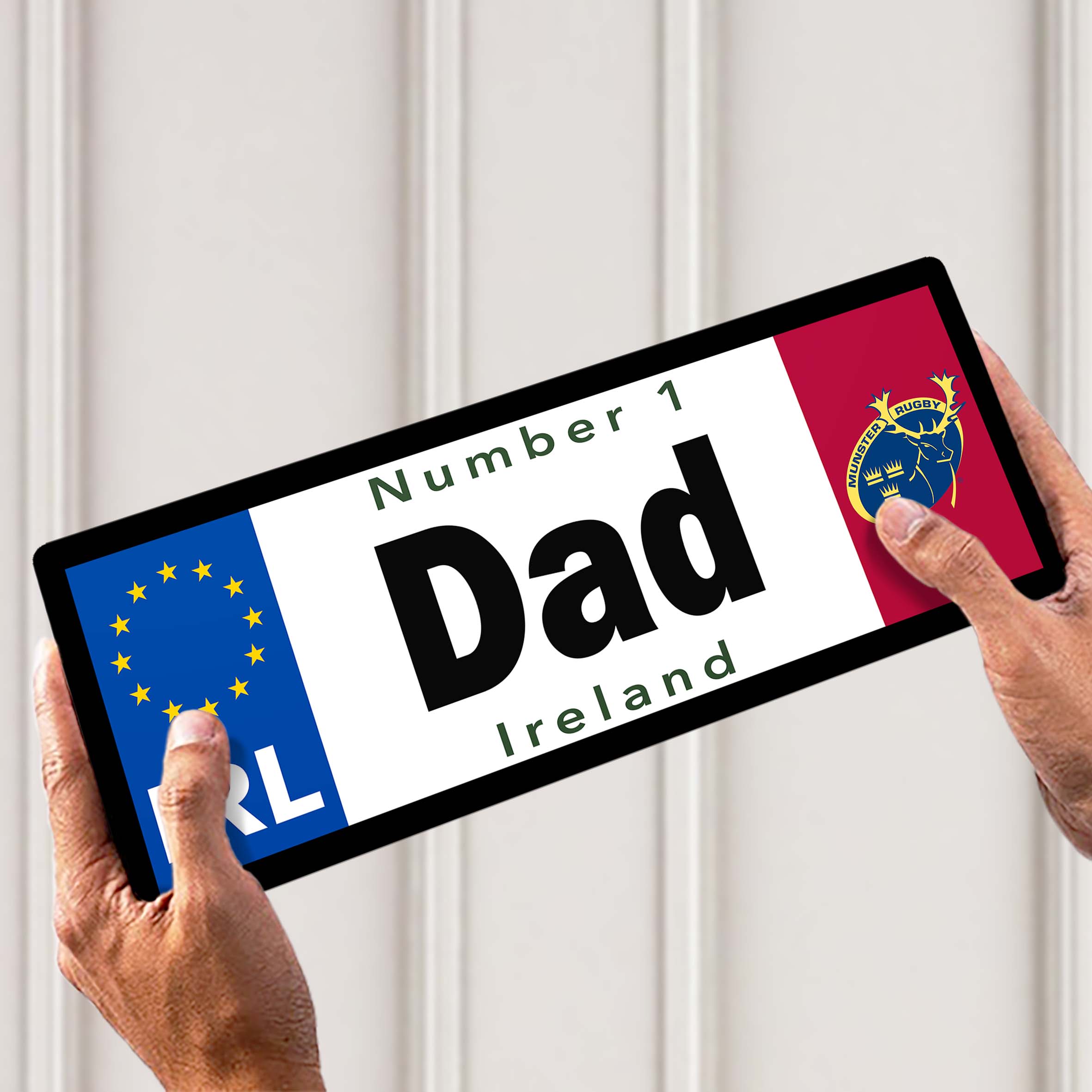 No 1 Dad Munster Licence Plate