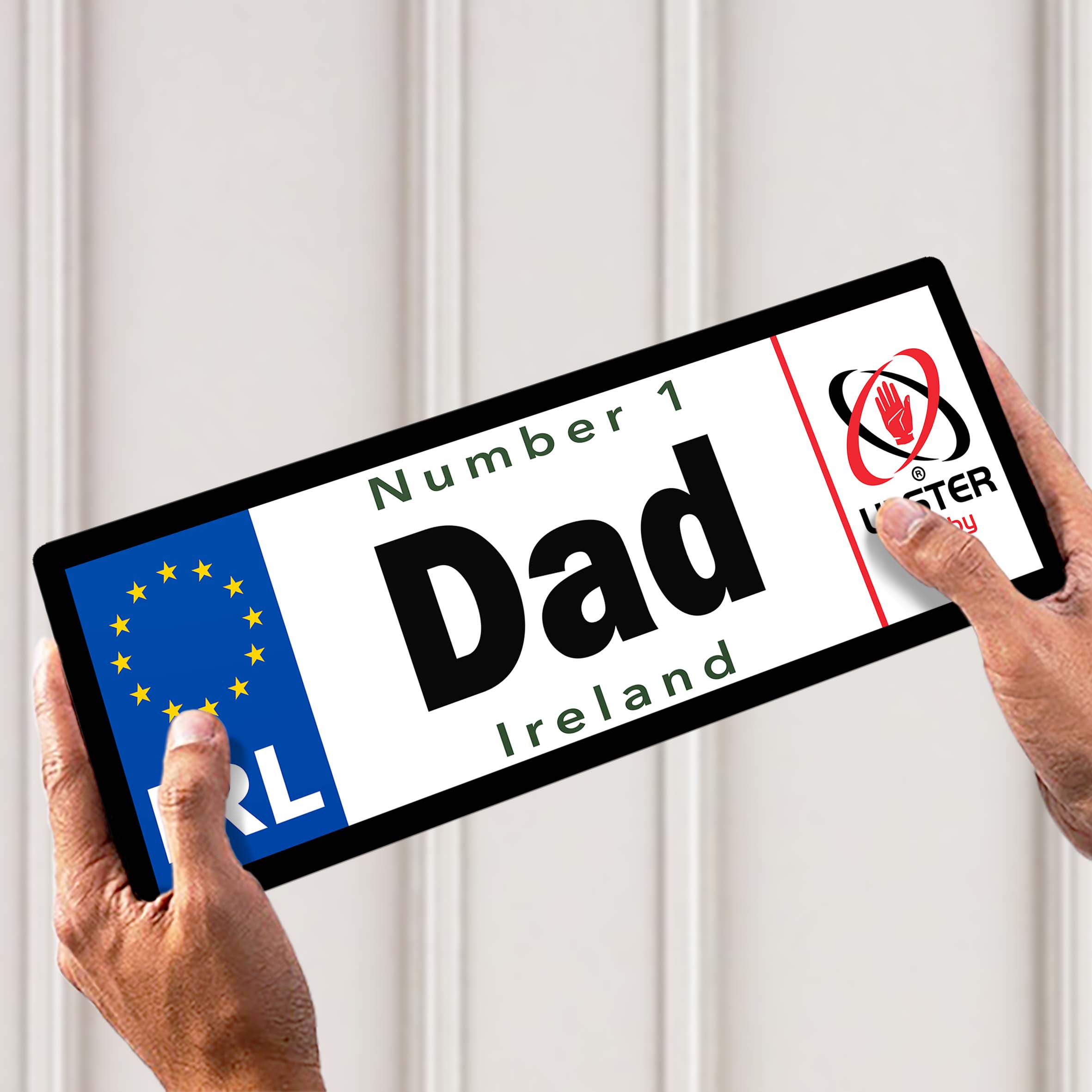 No 1 Dad Ulster Licence Plate