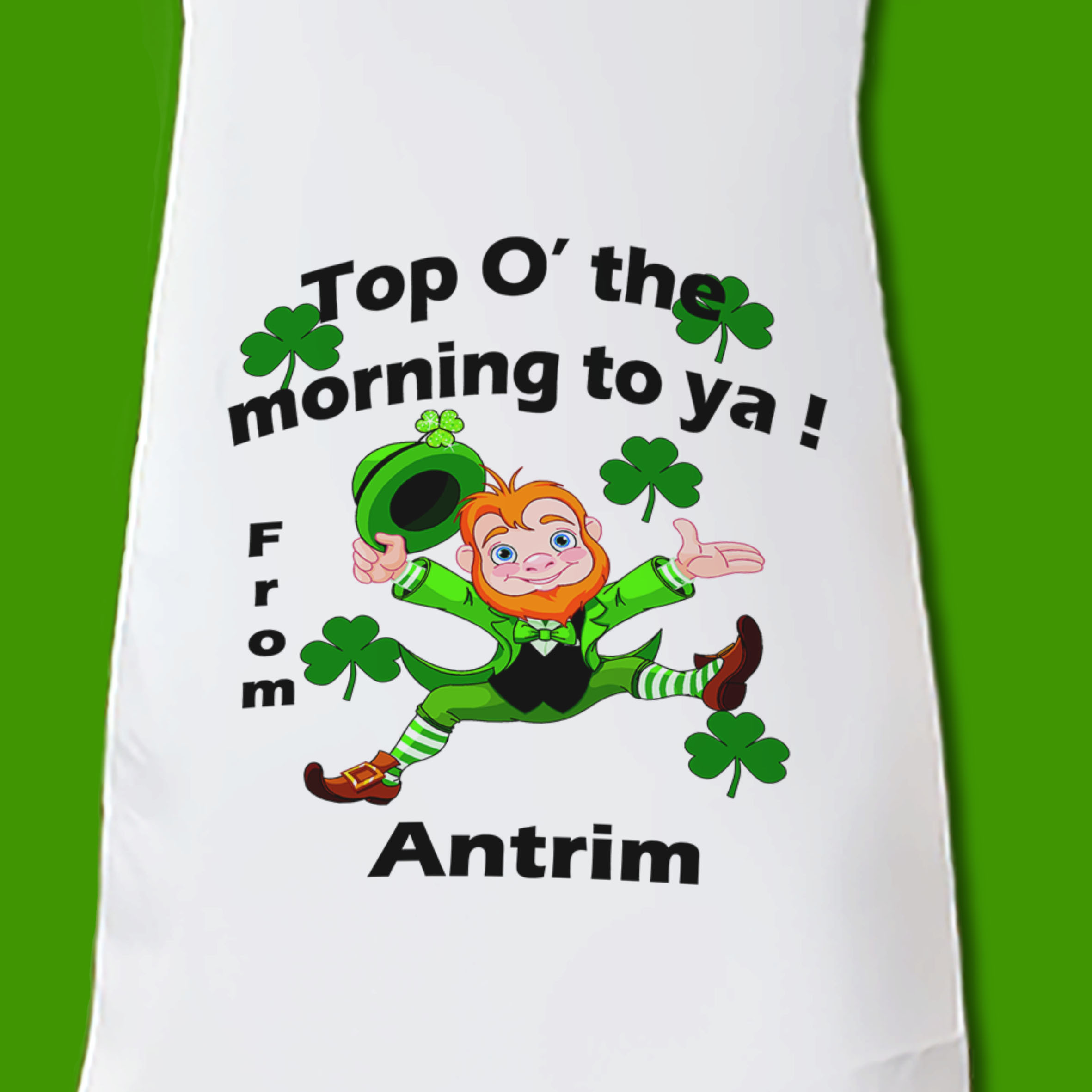 Alternative view of Top O Morn Antrim Apron