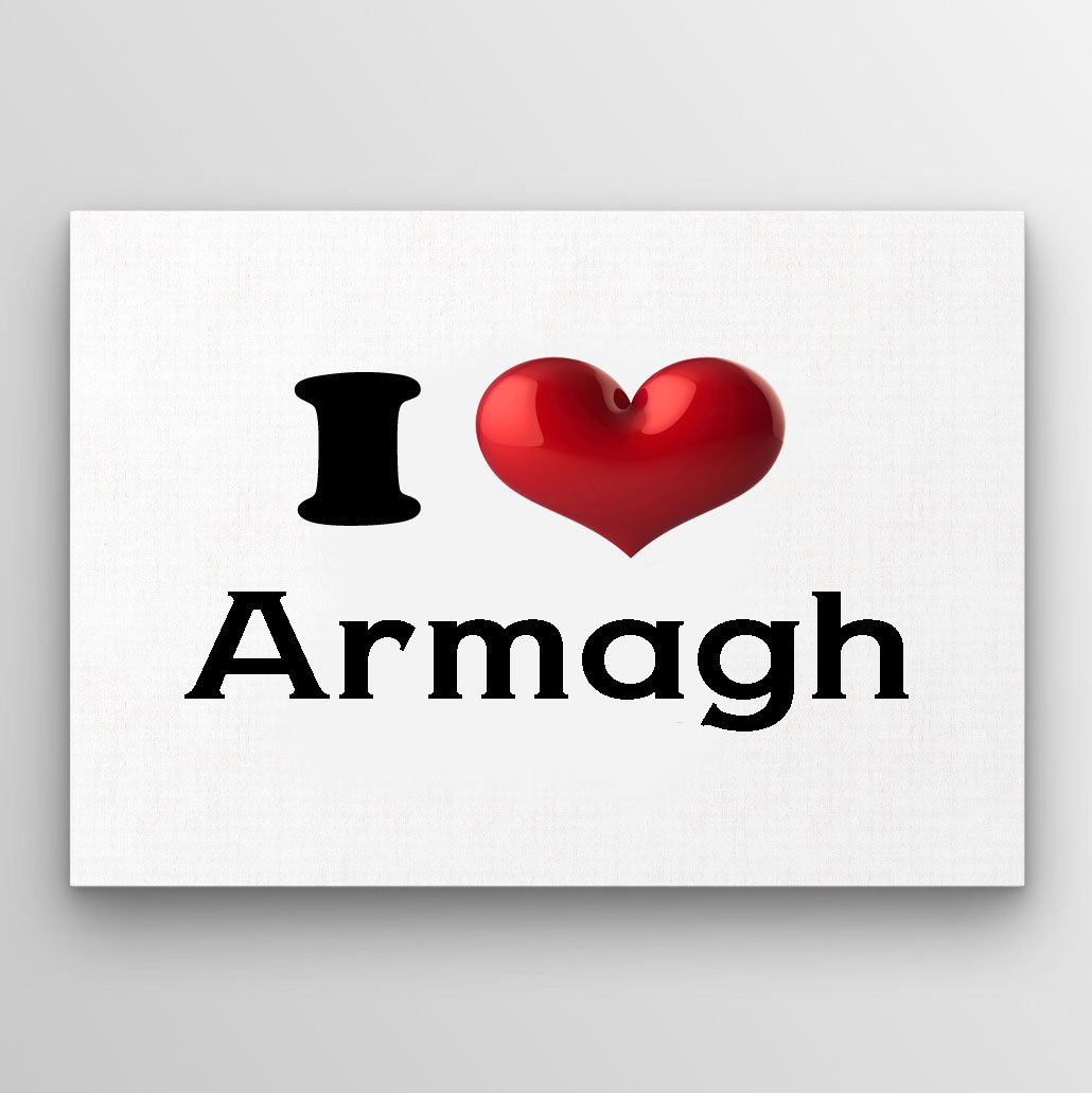 I Heart Armagh - 40 x 28cm
