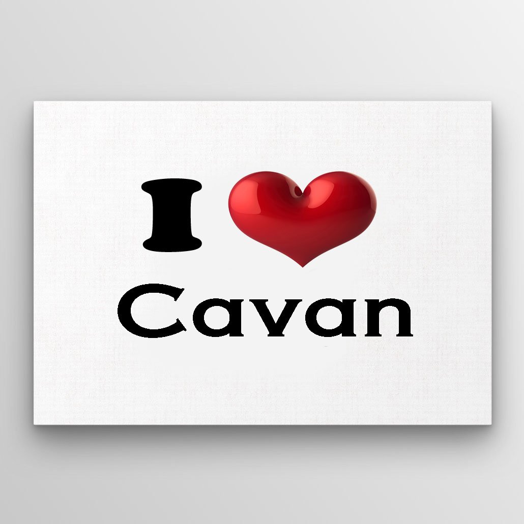 I Heart Cavan - 40 x 28cm