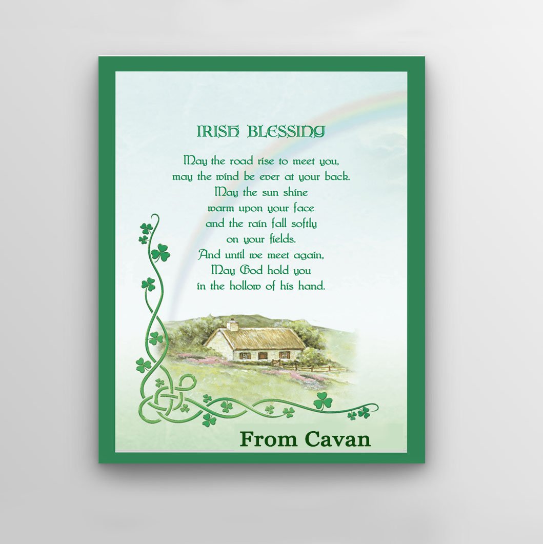 Irish Blessings from Cavan - 40 x 28cm