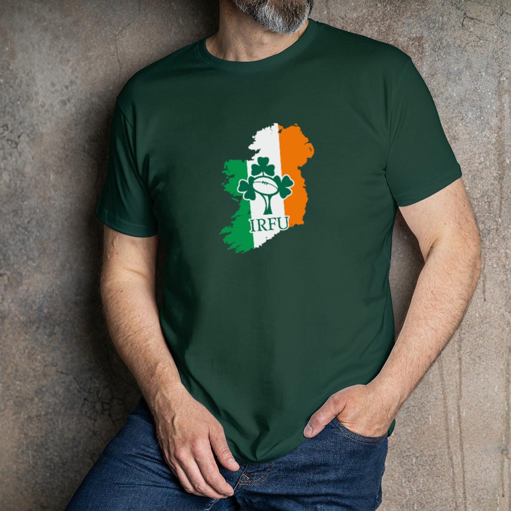 IRFU & Map Coloured T-Shirt