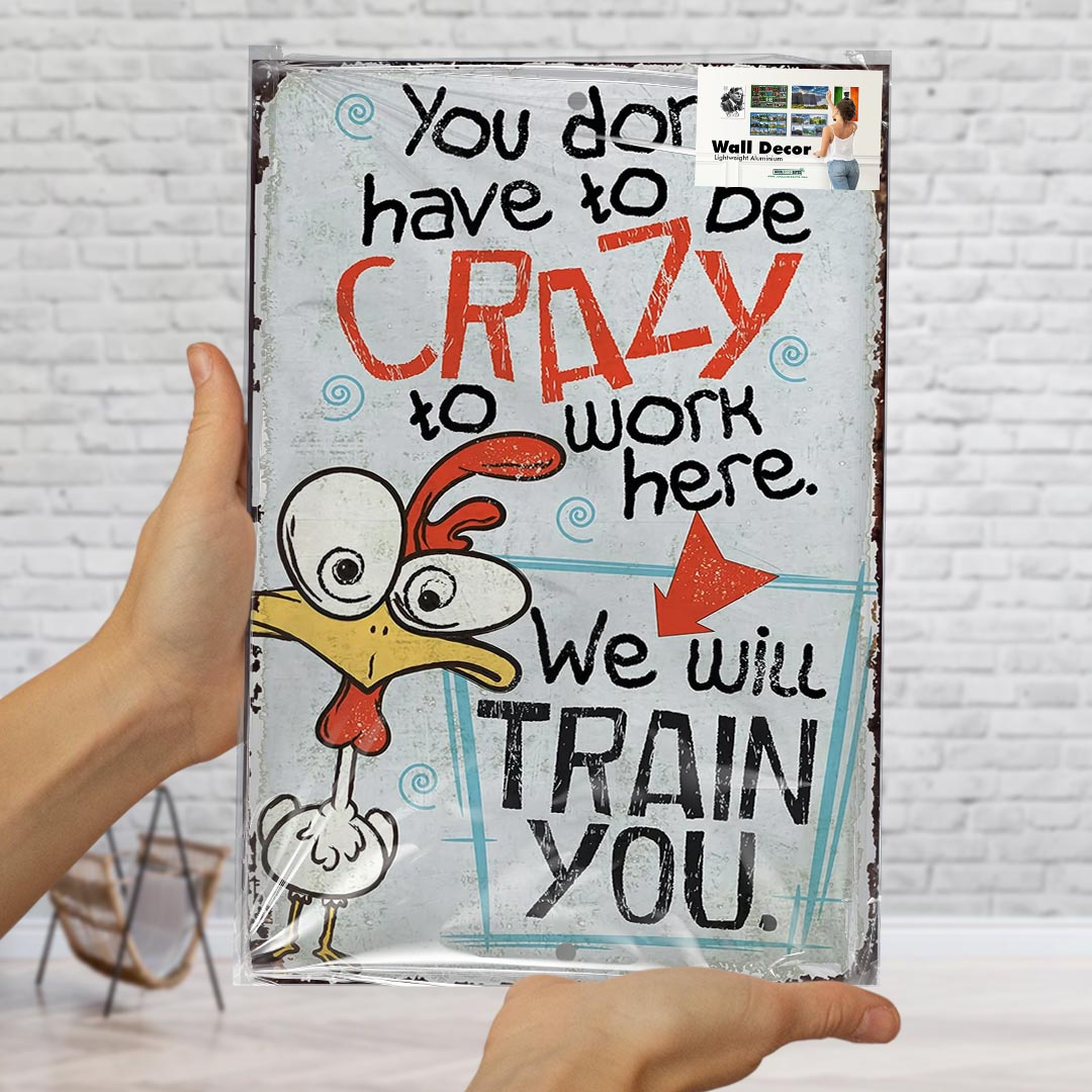 We Will Train You Wall Decor