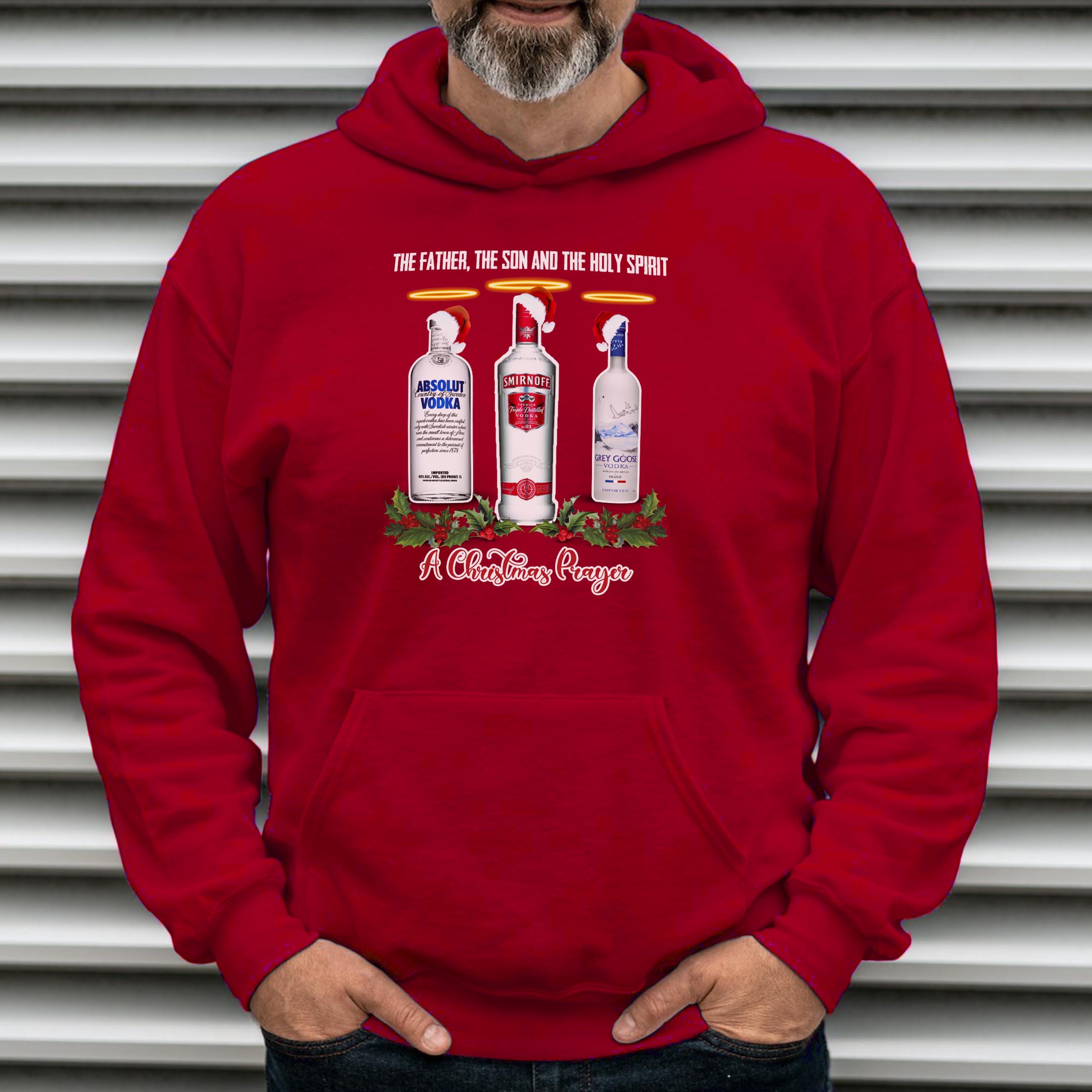 Holy Ghost Vodka Xmas Hoodie