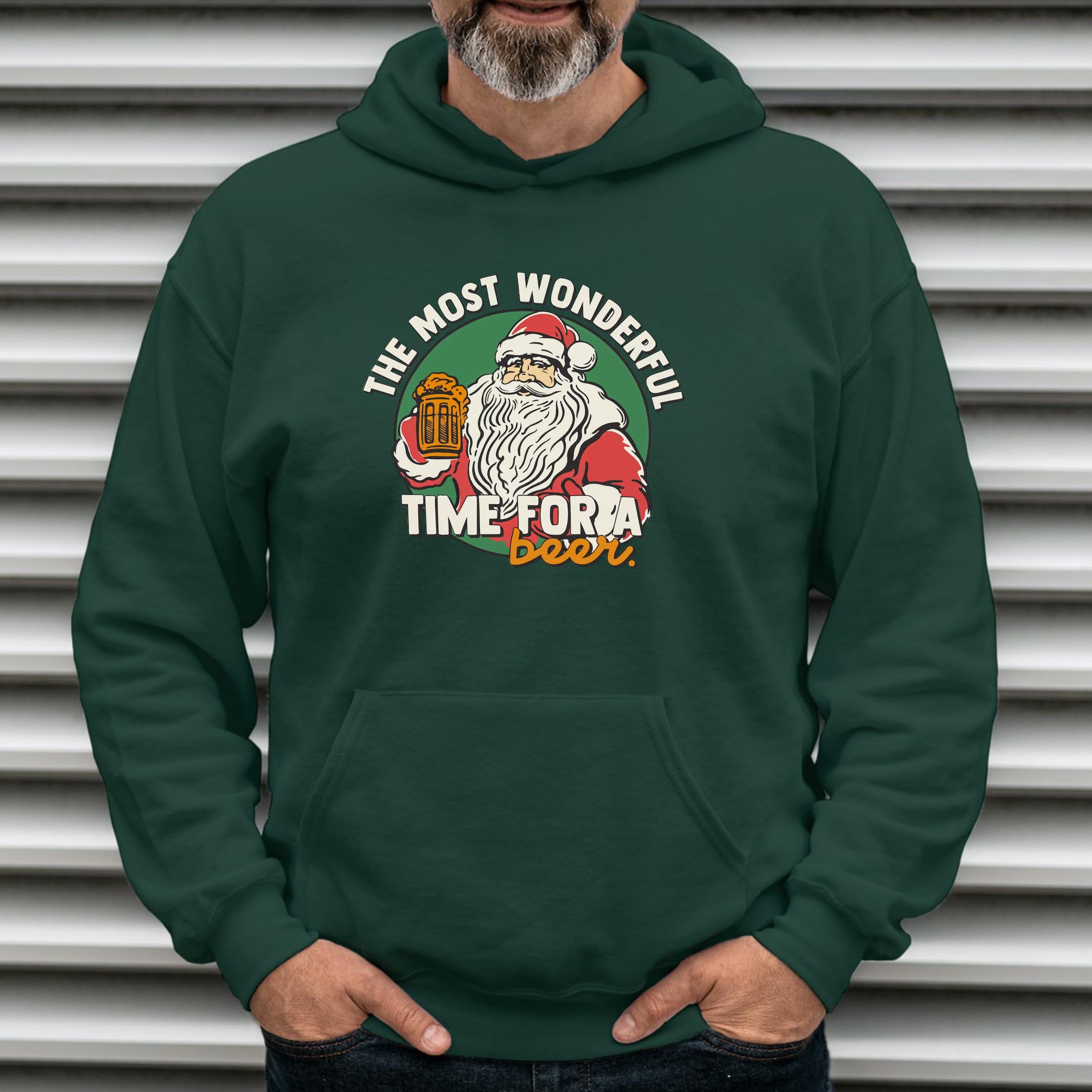 Alternative view of Most Wonderful time for a Beer Hoodie