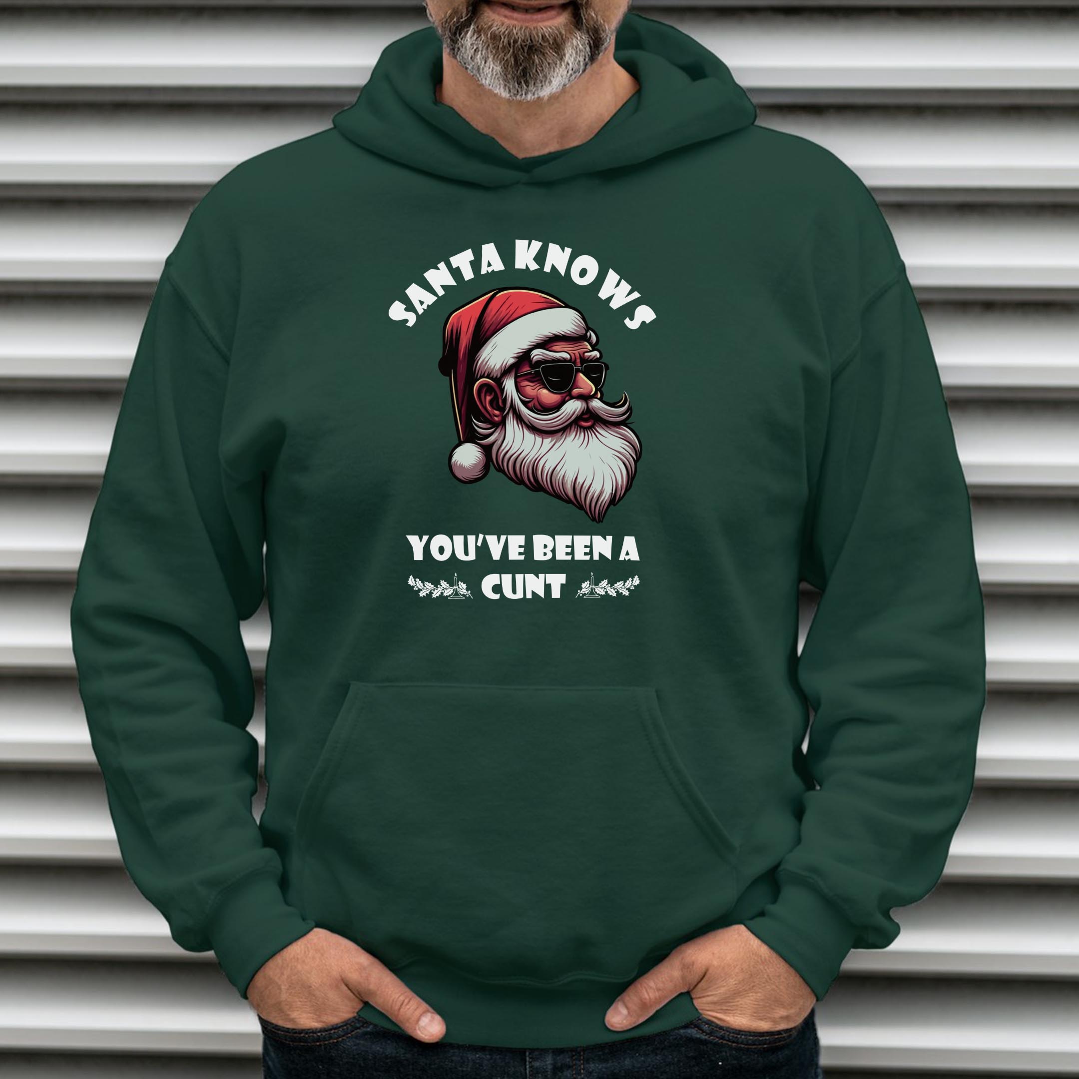 Santa Knows Hoodie