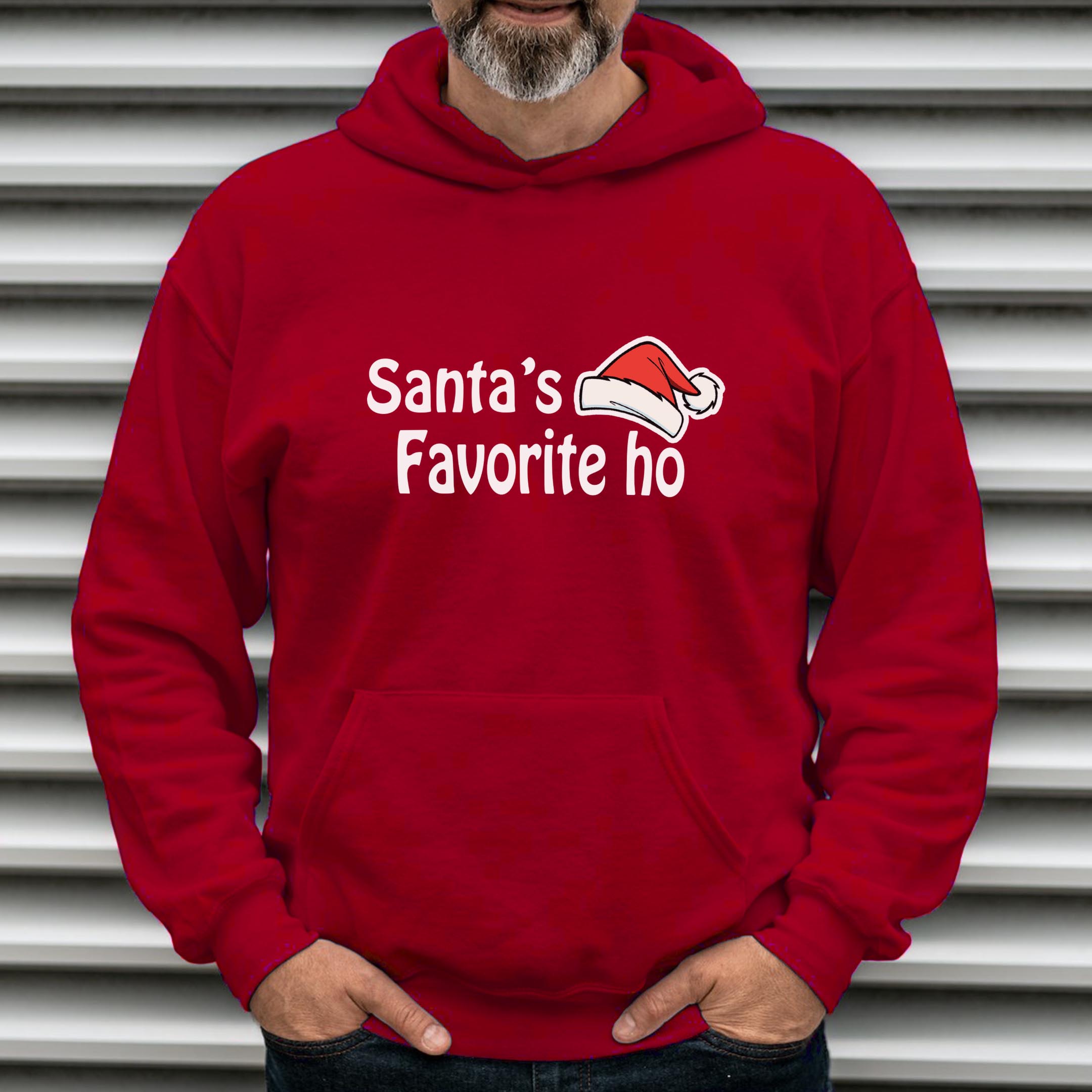 Alternative view of Santa's favorite Ho Hoodie
