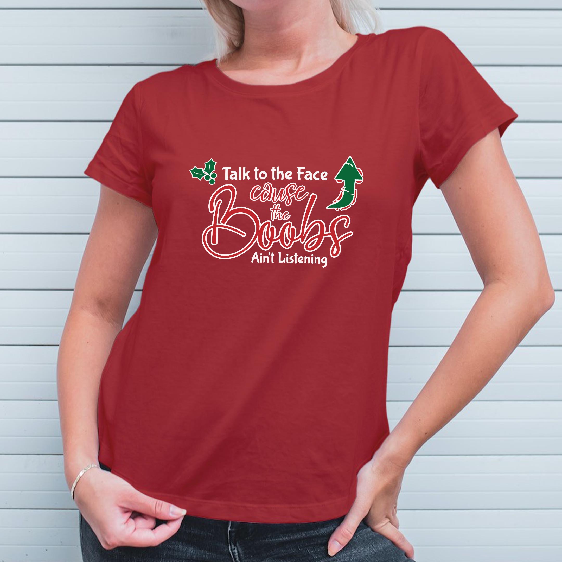 Boobs aint listening T-Shirt - Image 4