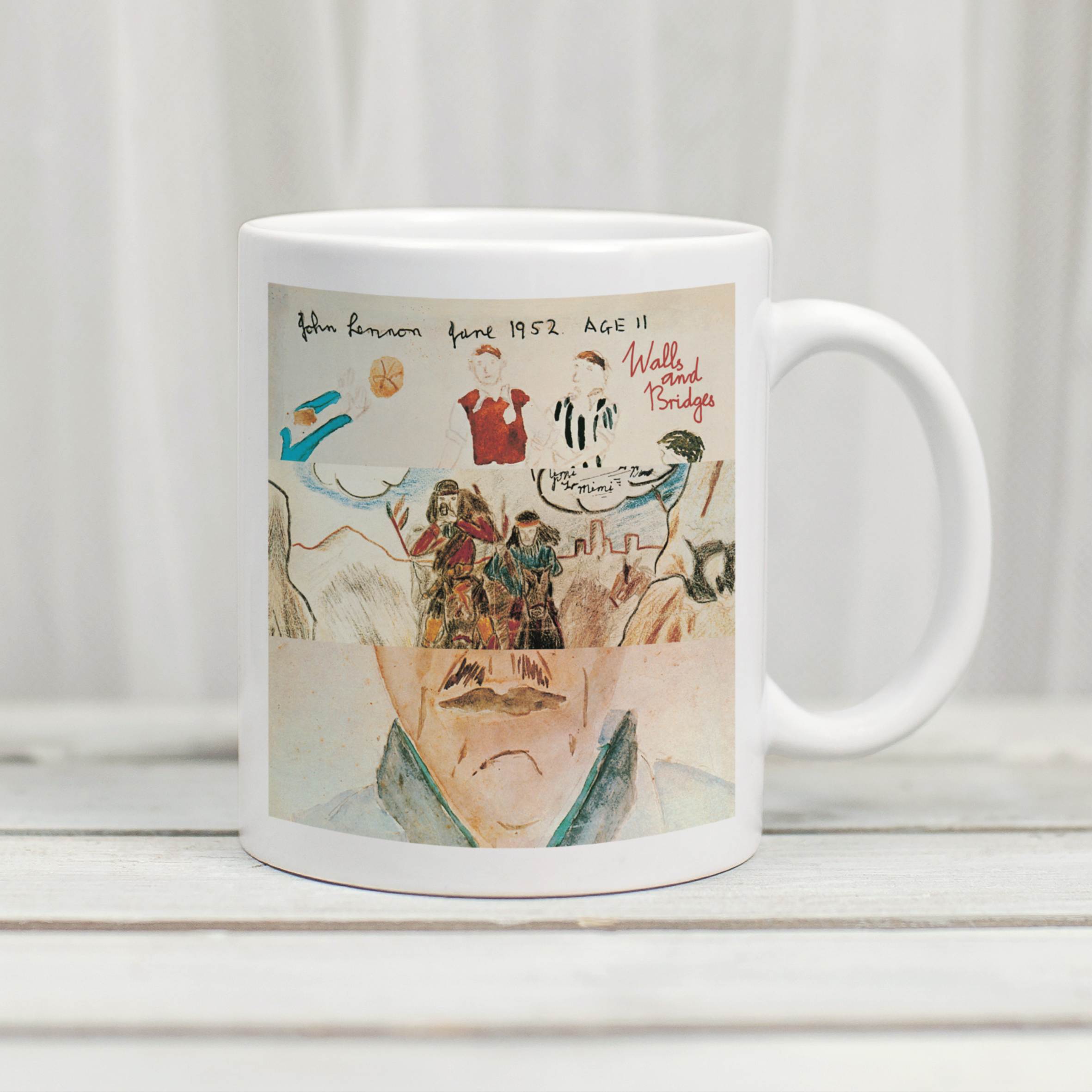 Mug - John Lennon, Walls and Bridges